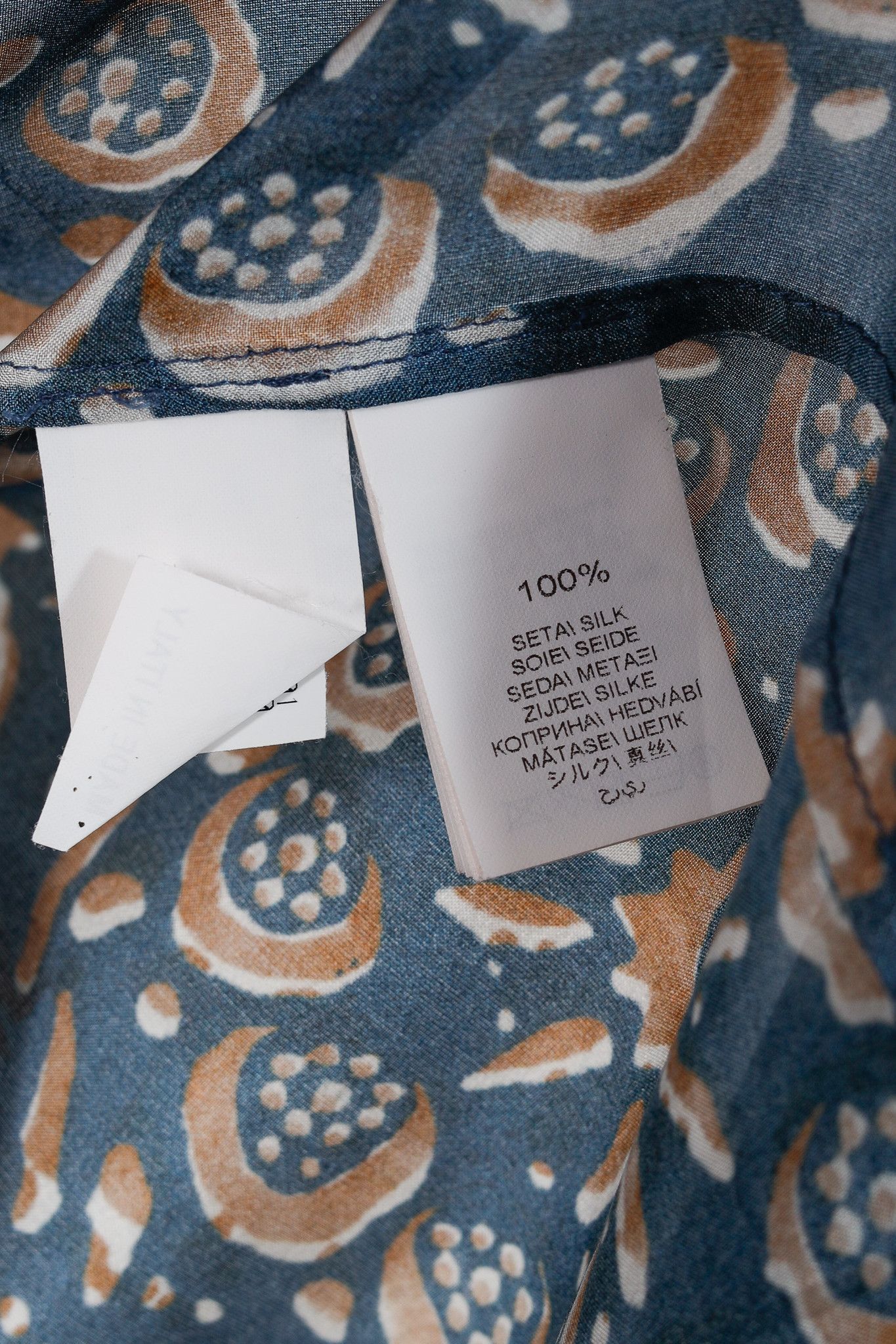 Brunello Cucinelli Brunello Cucinelli SS/20 Floral Print Silk Wrap Midi Dress Size M / US 6-8 / IT 42-44 - 9 Thumbnail