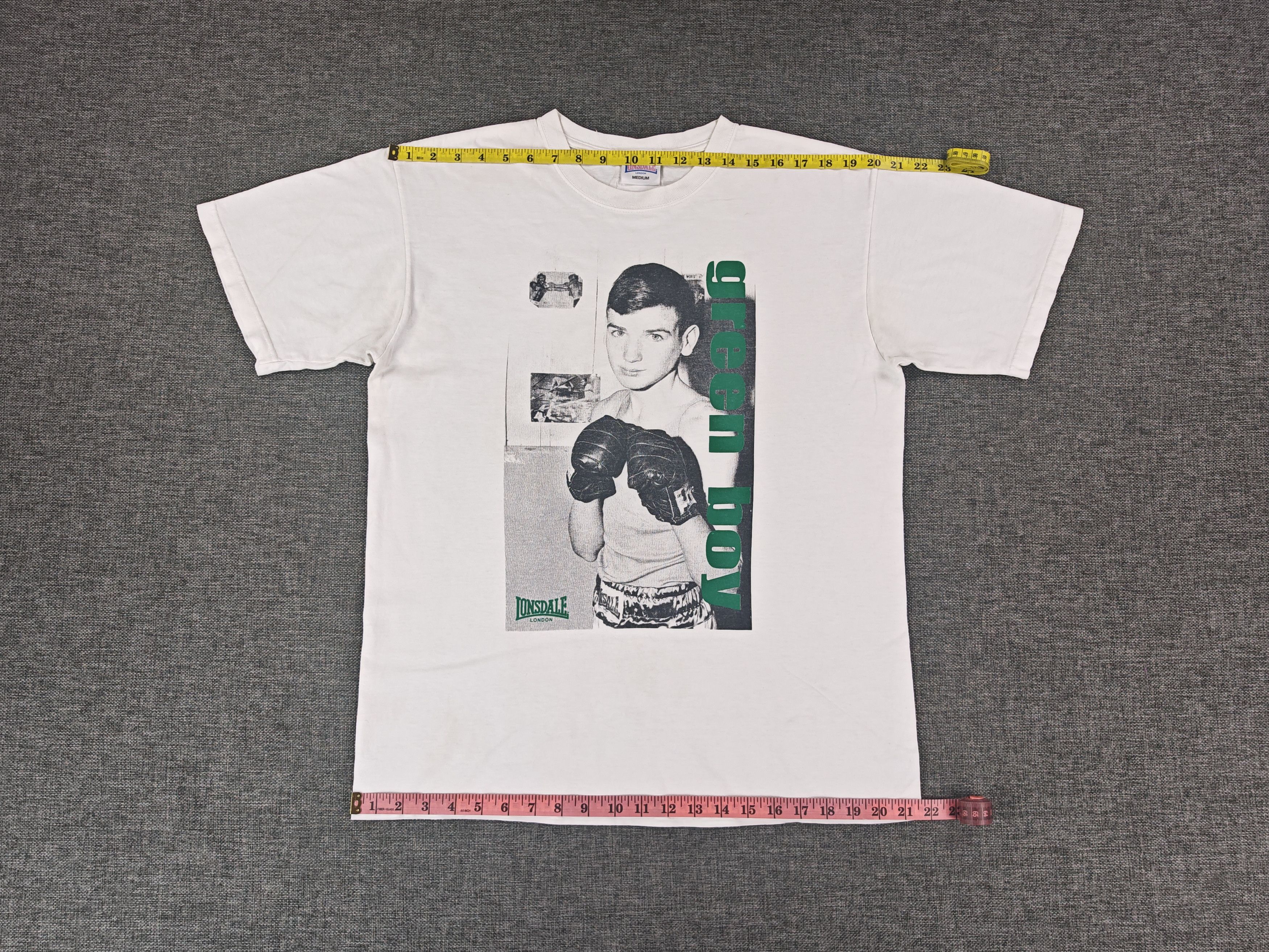 Lonsdale Vintage Late 1990s Lonsdale Green Boy Tee Size US M / EU 48-50 / 2 - 4 Thumbnail