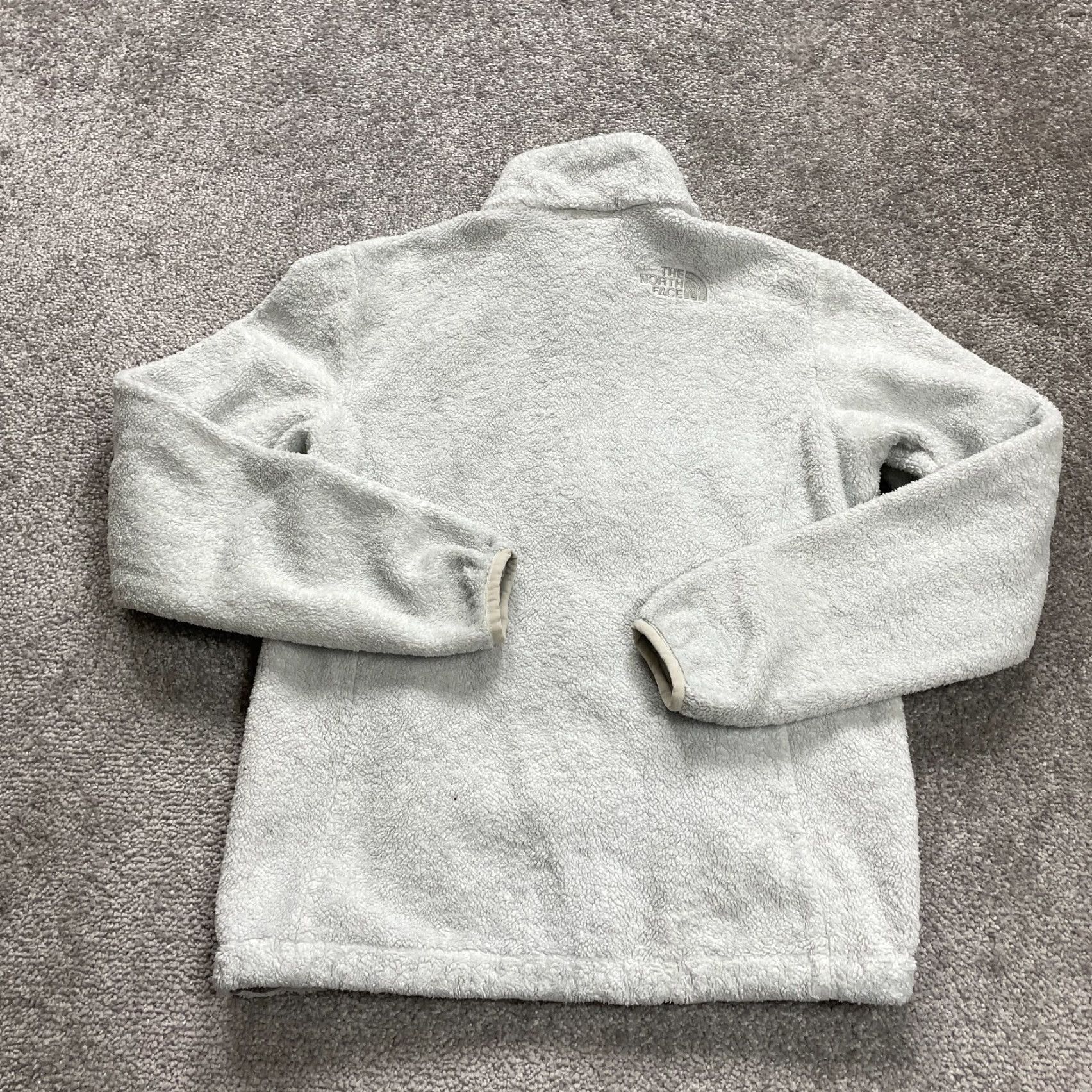 The North Face The North Face Osito Fleece Jacket Women XS Gray Full Zip Pockets Outdoor Hiking Size XS / US 0-2 / IT 36-38 - 2 Thumbnail