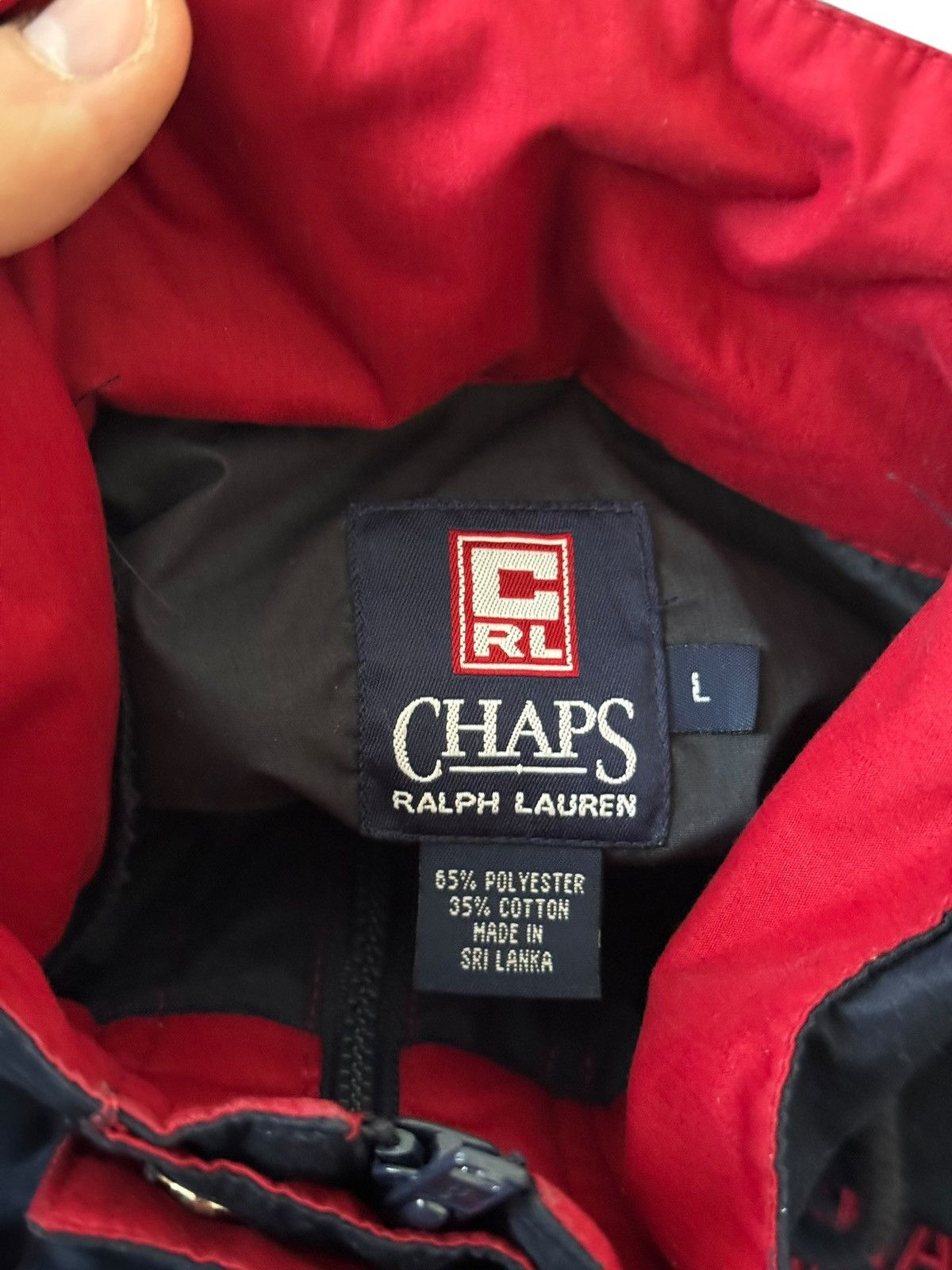 Chaps × Ralph Lauren × Vintage Ralph Lauren Chaps Hooded Anorak Windbreaker Jacket Large Size US L / EU 52-54 / 3 - 2 Thumbnail