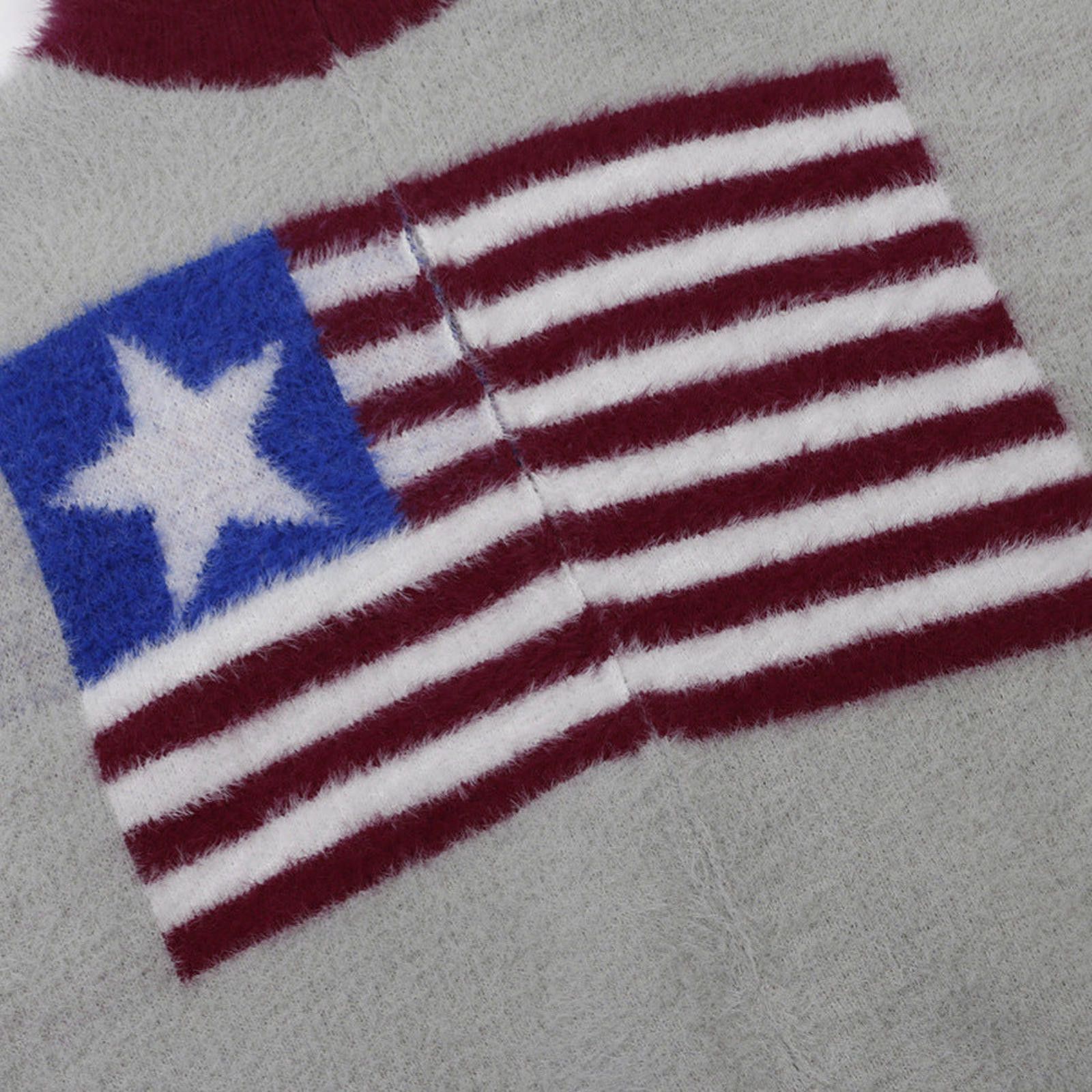 Vintage STAR Pullover Wool Knit Sweater - Americana Size US M / EU 48-50 / 2 - 4 Thumbnail