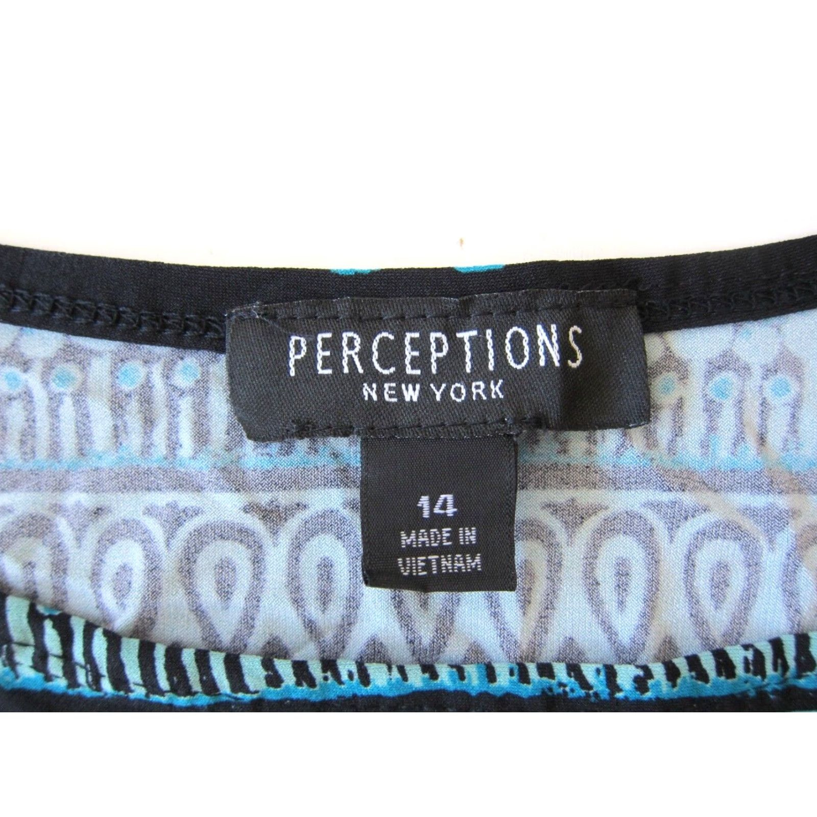 Vintage Perceptions New York Snake Print Stretch Sheath Tunic Dress 14 Black Blue Green Short Sleeve Round Neck Midi Dress Womens Size XL / US 12-14 / IT 48-50 - 5 Thumbnail