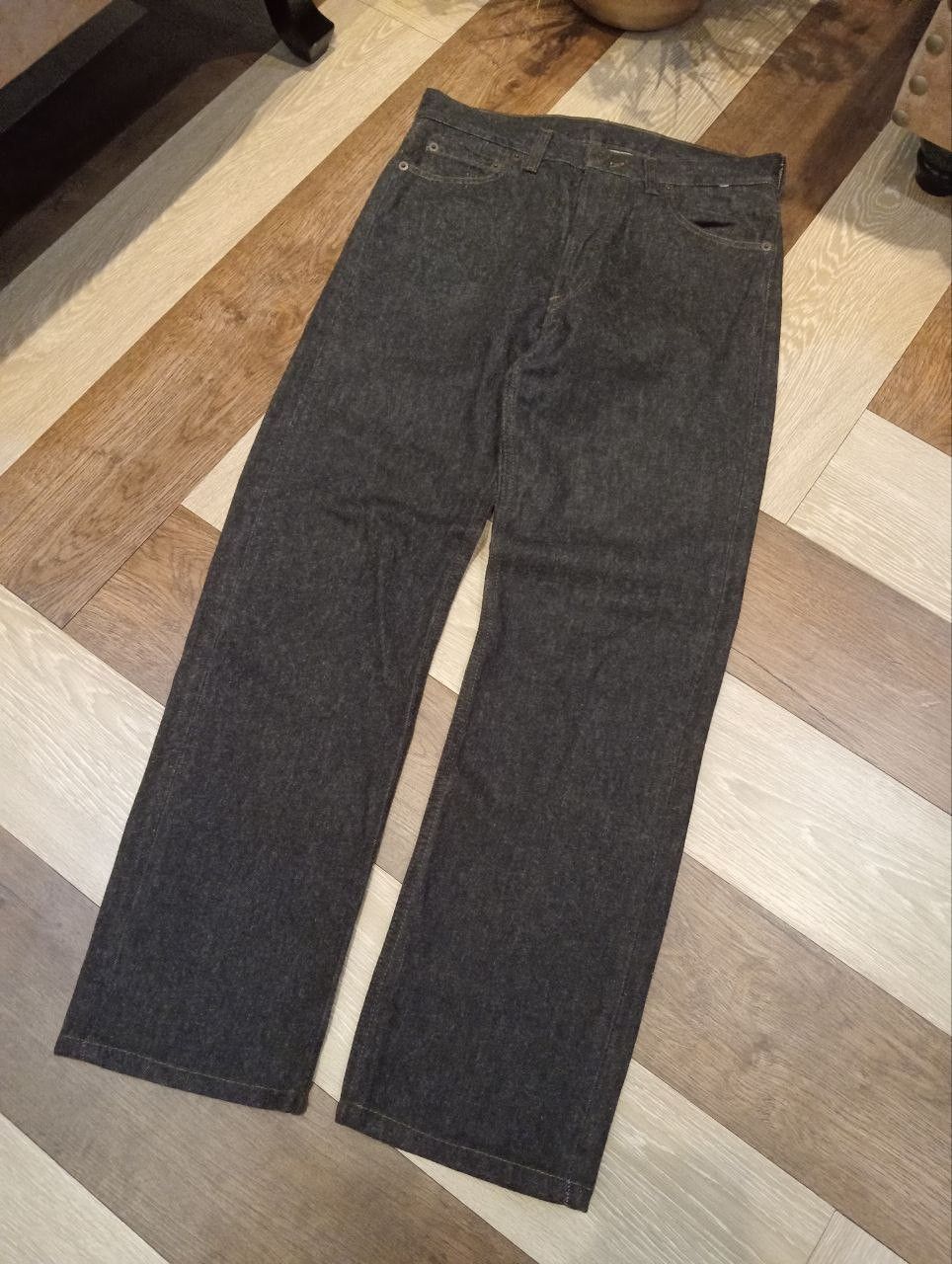 Levi's LEVI'S VINTAGE 501 BLACK DENIM PANTS Size US 30 / EU 46 - 2 Thumbnail