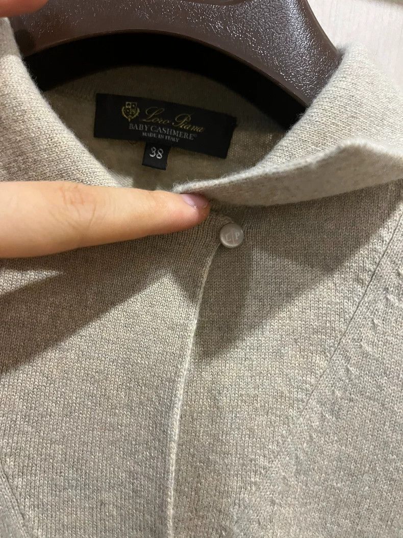 Loro Piana LORO PIANA Small cashmere collar sweater Size S / US 4 / IT 40 - 7 Thumbnail