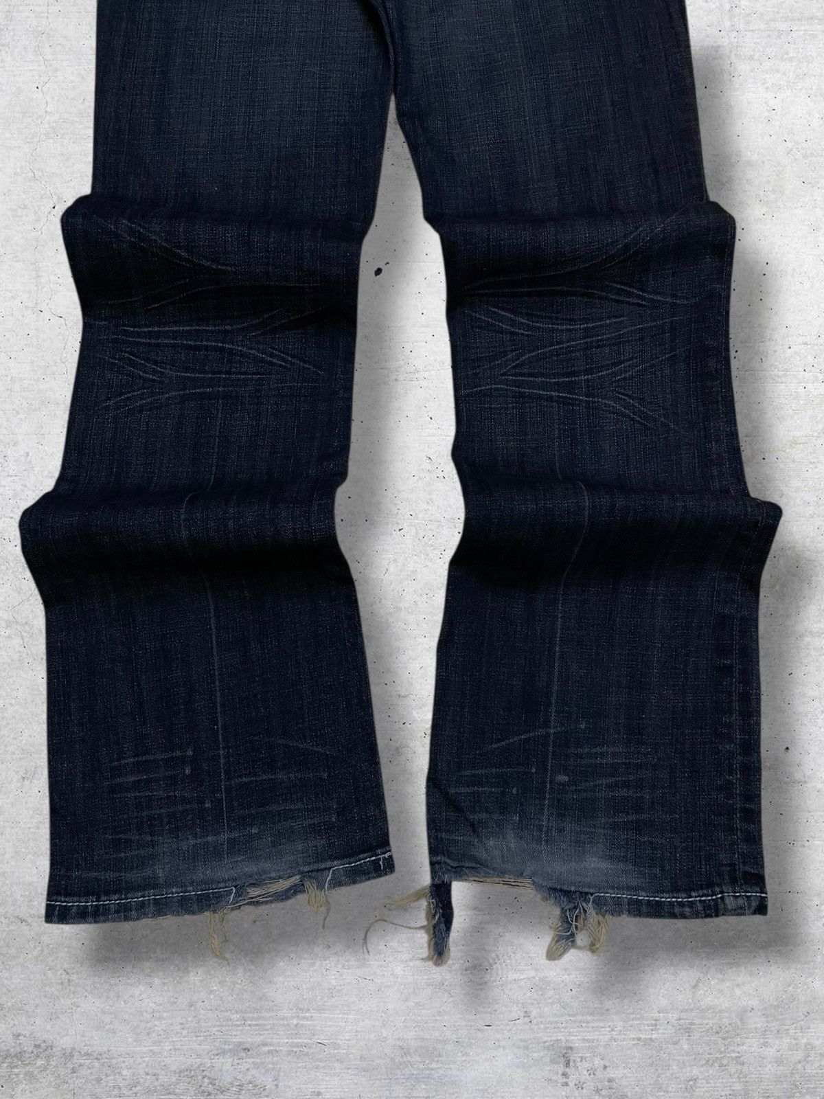 Japanese Brand VINTAGE ROCK&ROLL AFFLICTION CROSS FLARED OG DESIGNER DENIM Size US 32 / EU 48 - 3 Thumbnail