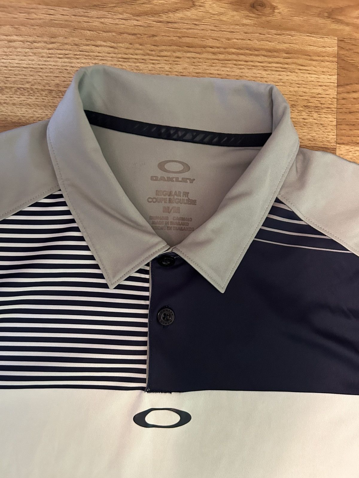 Oakley × Vintage Oakley t-shirt polo Size US M / EU 48-50 / 2 - 2 Thumbnail