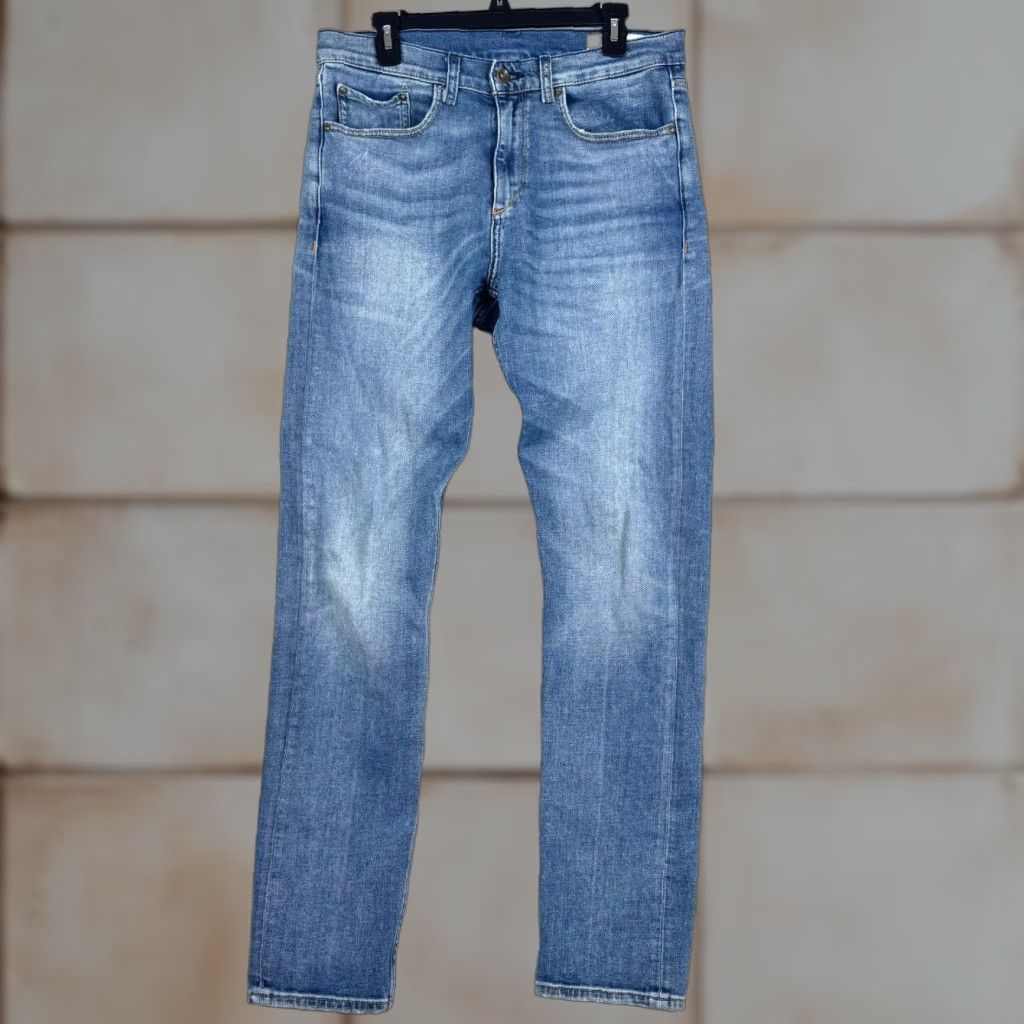 Rag & Bone rag & bone Jeans Slim 33x32 Men Regular Denim Blue 5-Pocket Stretch Jeans Rag & Bone Fit 2 Mens Size US 33 - 1 Thumbnail