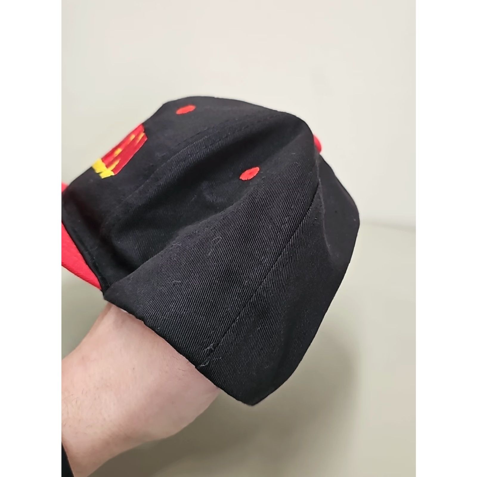 American Needle VINTAGE American Needle X-MEN Snapback Hat Cap Adjustable Unisex Adults Black Red Yellow Green 1990s Marvel Cap Mens Womens Boys Girls Size ONE SIZE - 5 Thumbnail