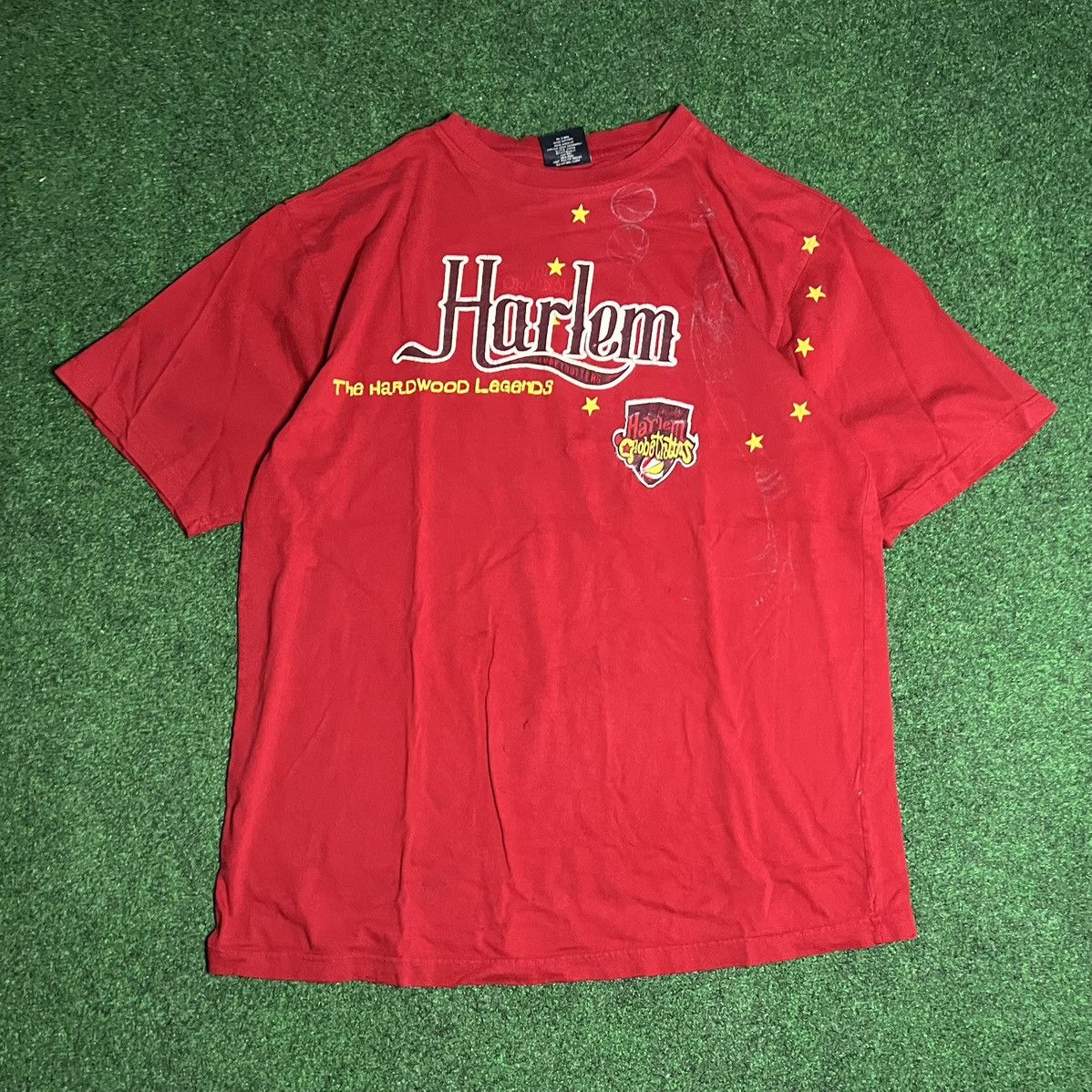 Harlem Globetrotters × Vintage Y2K Vintage Harlem Globetrotters Basketball Graphic T-Shirt Size US XL / EU 56 / 4 - 2 Thumbnail