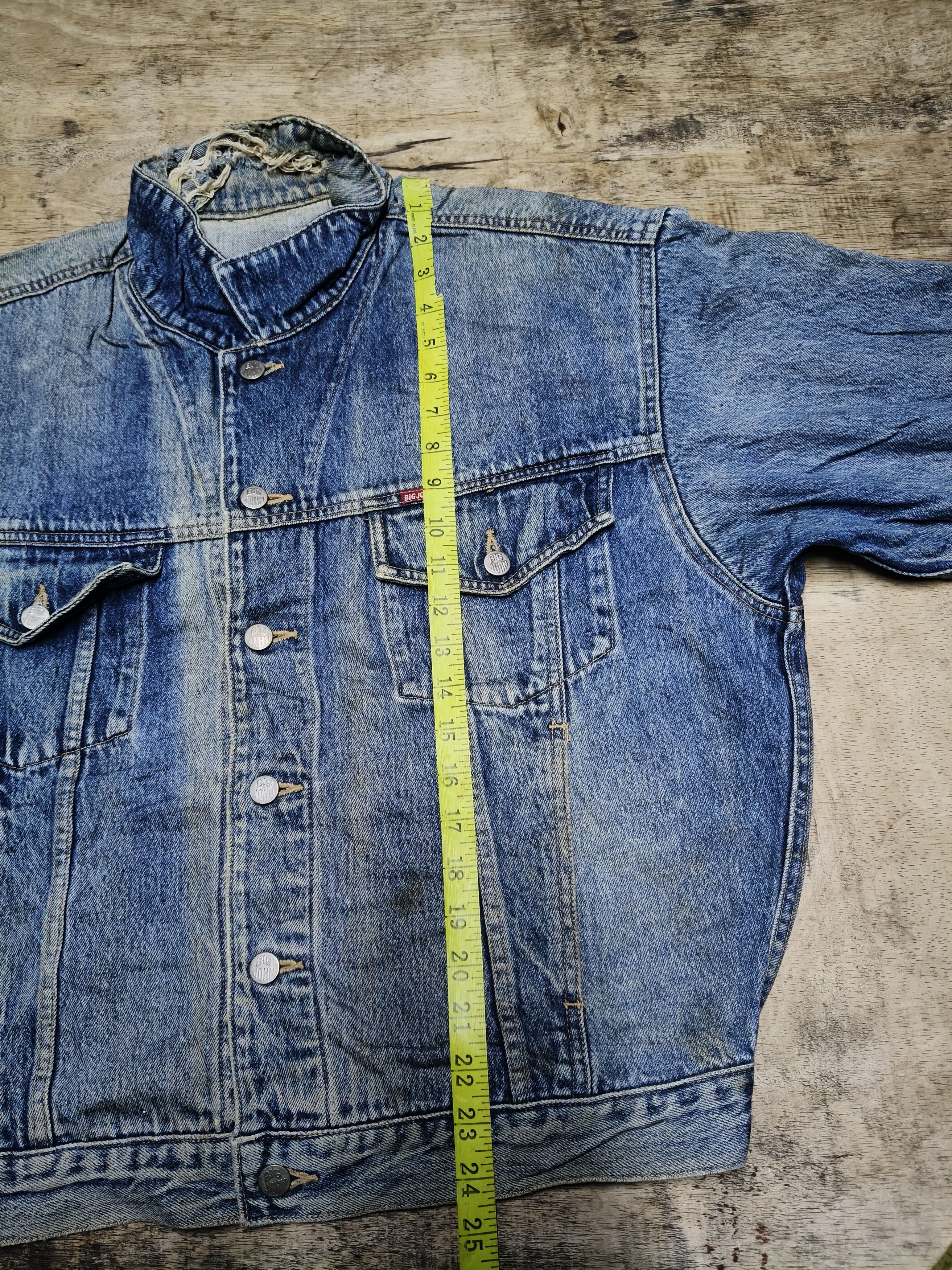 Big John Vintage Big John Distressed Denim Jacket Size US L / EU 52-54 / 3 - 15 Thumbnail