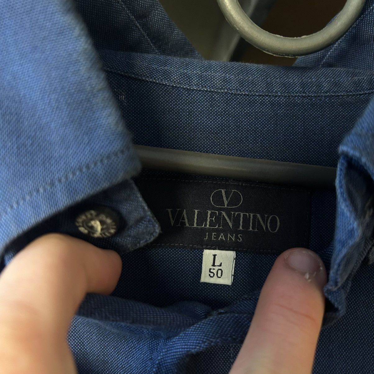 Valentino Luxury Valentino Small logo vintage designer button shirt Size US L / EU 52-54 / 3 - 7 Thumbnail