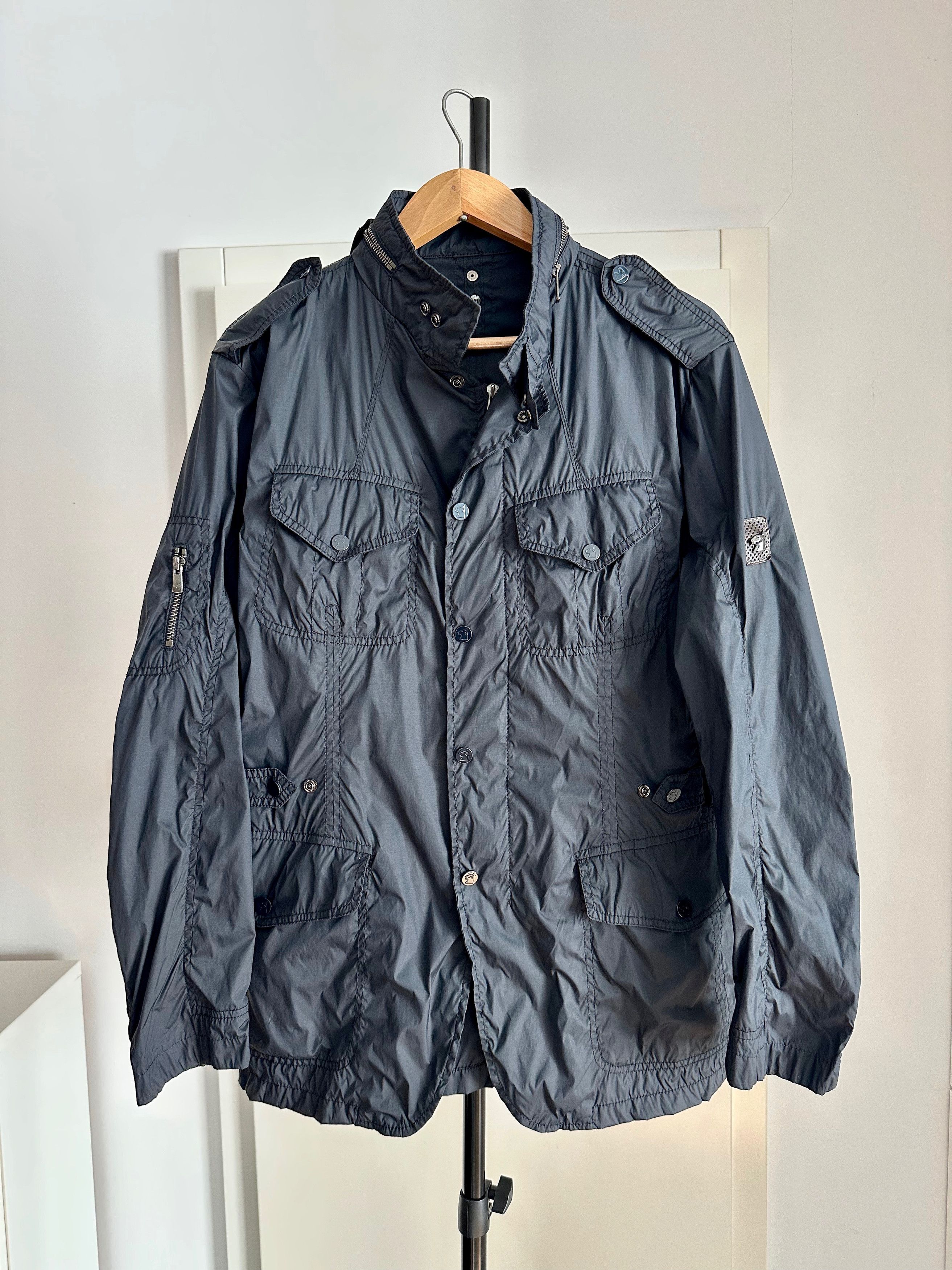 Montecore Montecore light jacket navy blue hooded windbreaker Size US M / EU 48-50 / 2 - 1 Thumbnail