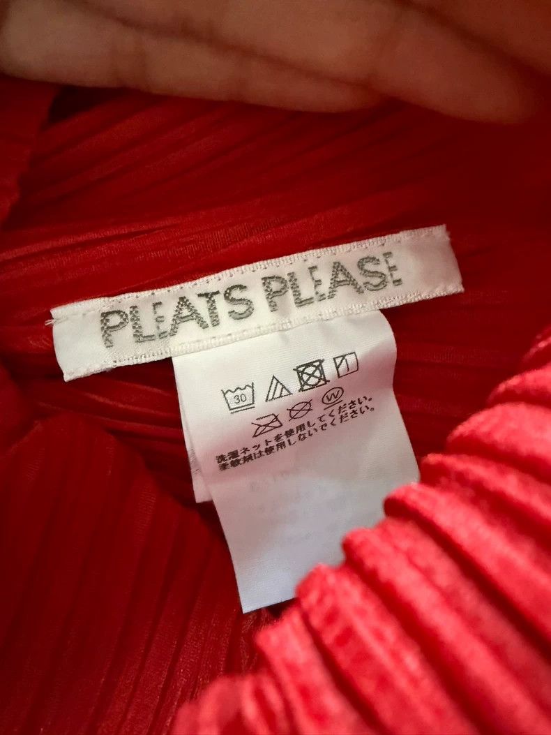 Other Issey Miyake size:3 Red pleated short-sleeved shirt Size S / US 4 / IT 40 - 4 Thumbnail