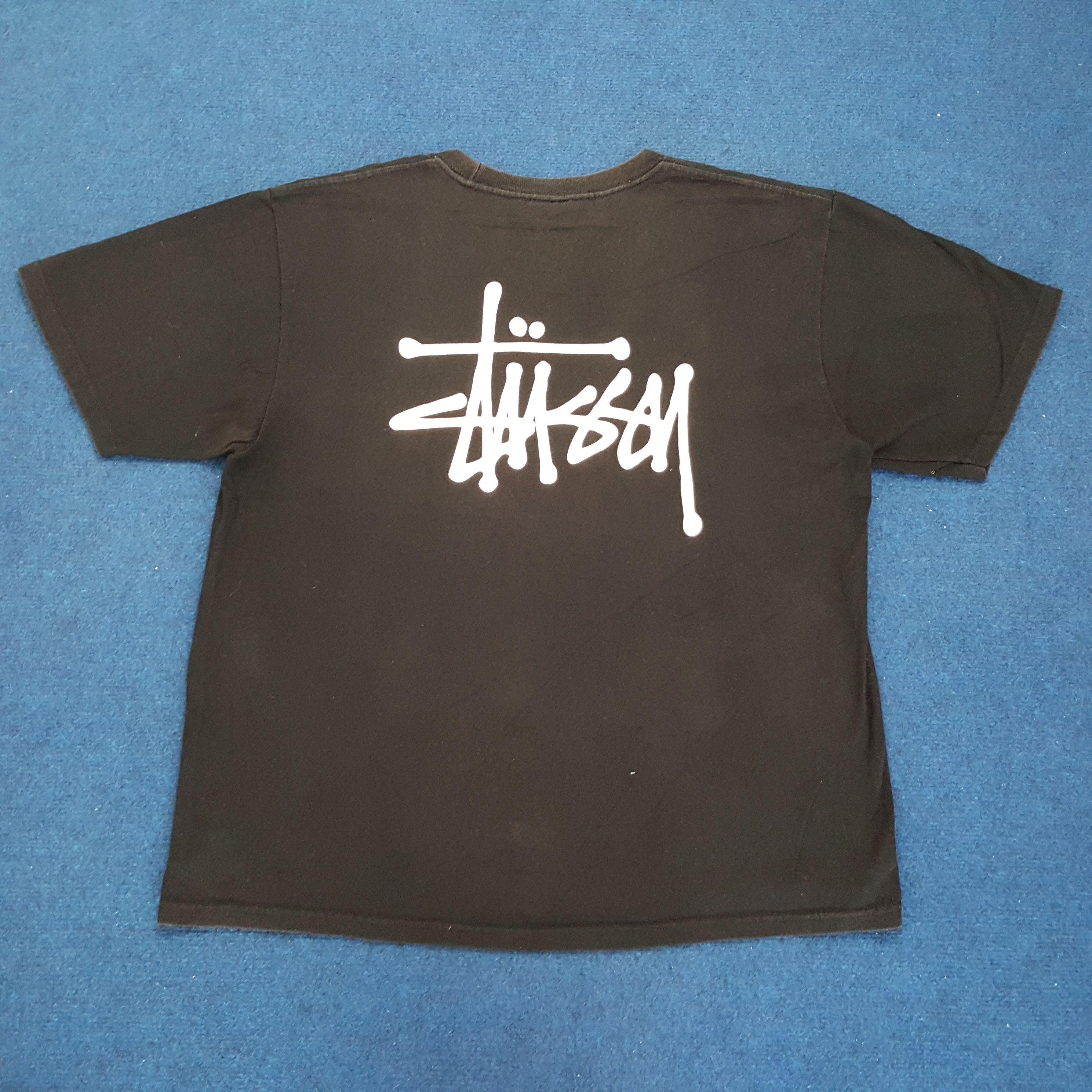Stussy × Vintage Vintage Stussy Streetwear Skate T-shirt Size US L / EU 52-54 / 3 - 1 Thumbnail