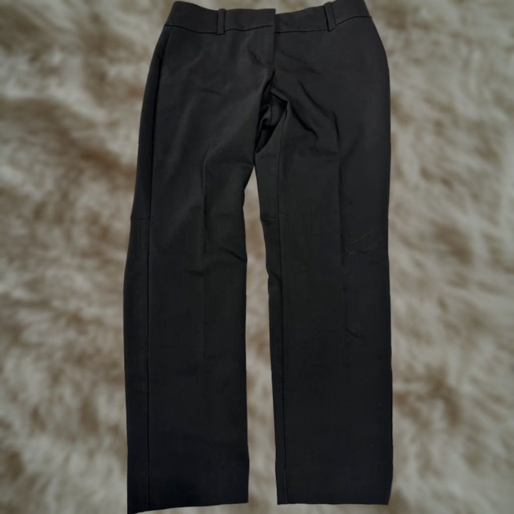 White House Black Market White House Black Market Womens Pants Ankle Dress Black 4 Cotton/Poly Blend Pants Size 27" / US 4 / IT 40 - 1 Thumbnail