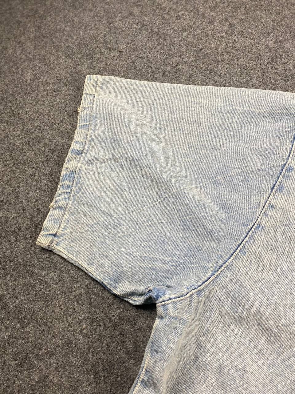 Zara zara denim sweatshirt distressed design Size US XL / EU 56 / 4 - 5 Thumbnail