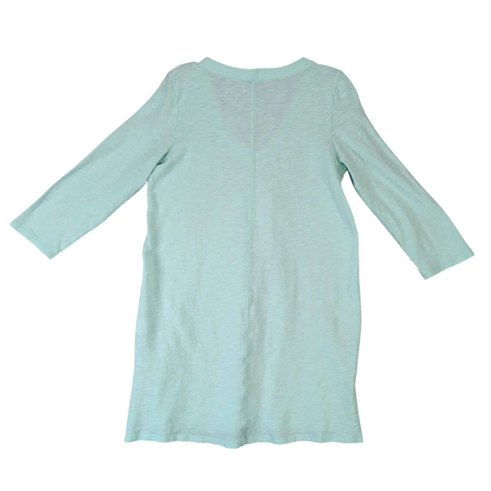 Lilly Pulitzer Lilly Pulitzer Thea Seafoam Tunic Top Women's M Applique Size M / US 6-8 / IT 42-44 - 2 Thumbnail