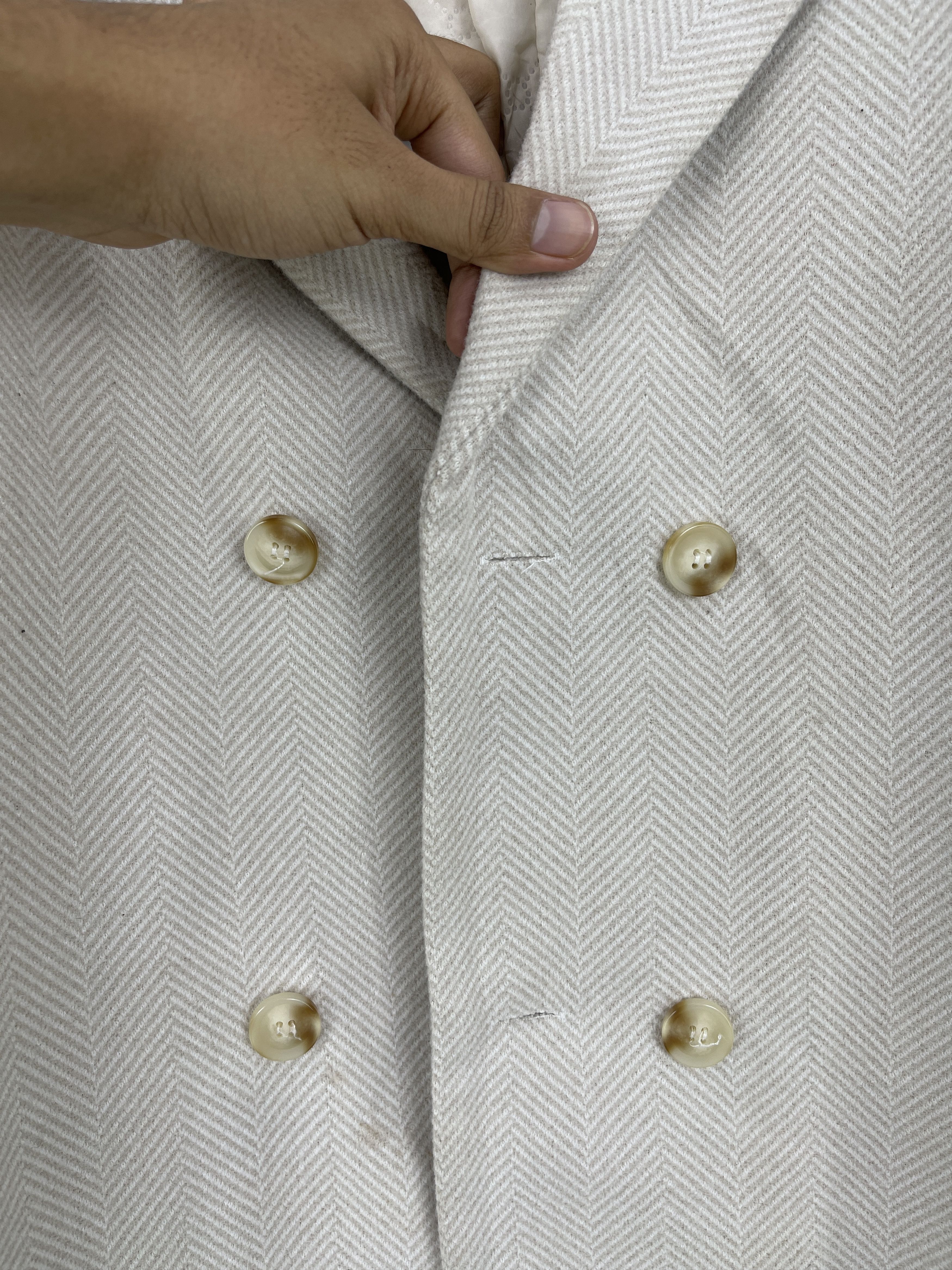 Japanese Brand Vintage Japanese Brand Double Breasted Wool JA0079 Jacket Size US XL / EU 56 / 4 - 10 Thumbnail