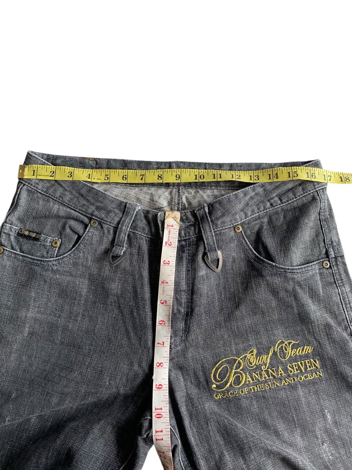 Kapital BANANA SEVEN SURF CITY STREETWEAR DENIM Size US 33 - 16 Thumbnail