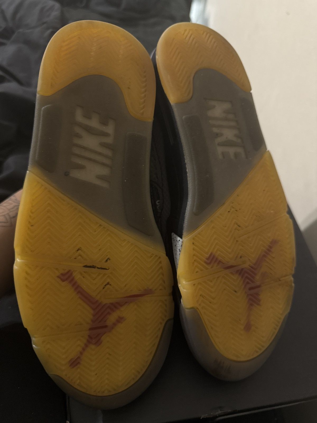 Jordan Brand × Off-White OFF WHITE JORDAN 5 Size US 9.5 / EU 42-43 - 6 Thumbnail