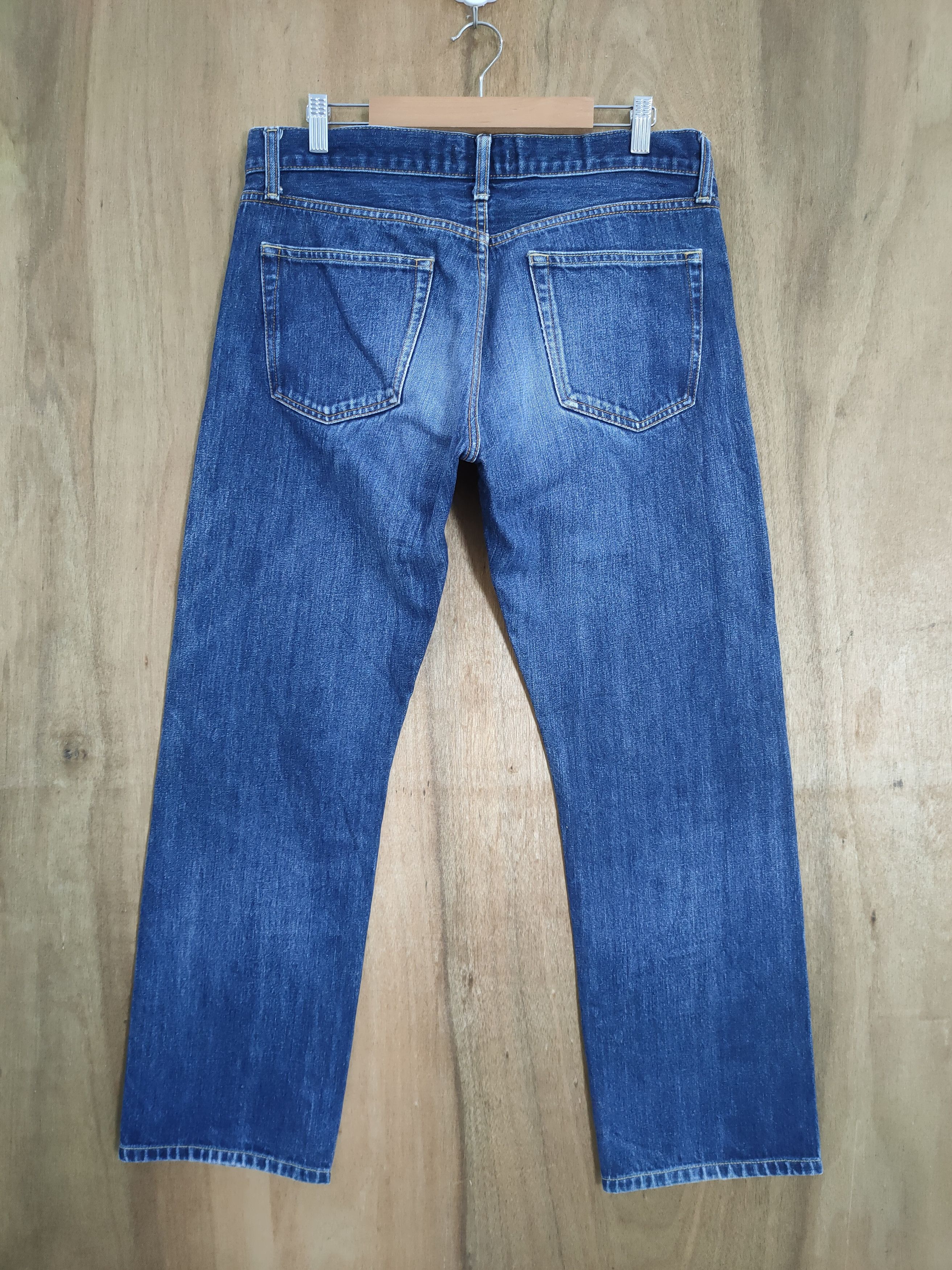 Japanese Brand VINTAGE JAPANESE SELVEDGE FADED MUD WASH JEANS PANTS Size US 33 - 7 Thumbnail