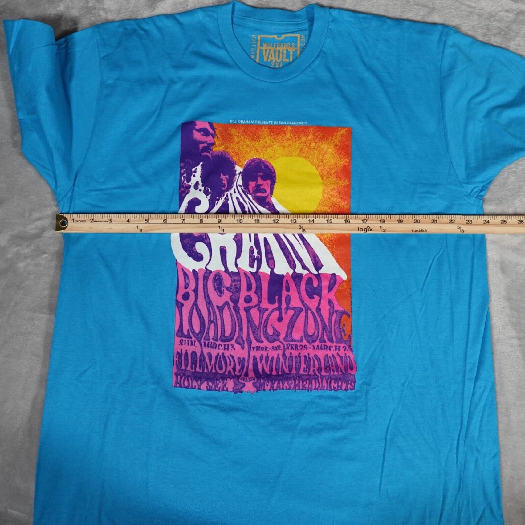 Vintage VINTAGE Wolfgangs Vault Band T-Shirt Men's 2XL Cotton Blue Short Sleeve Crew Neck Music Concert Size US XXL / EU 58 / 5 - 7 Thumbnail