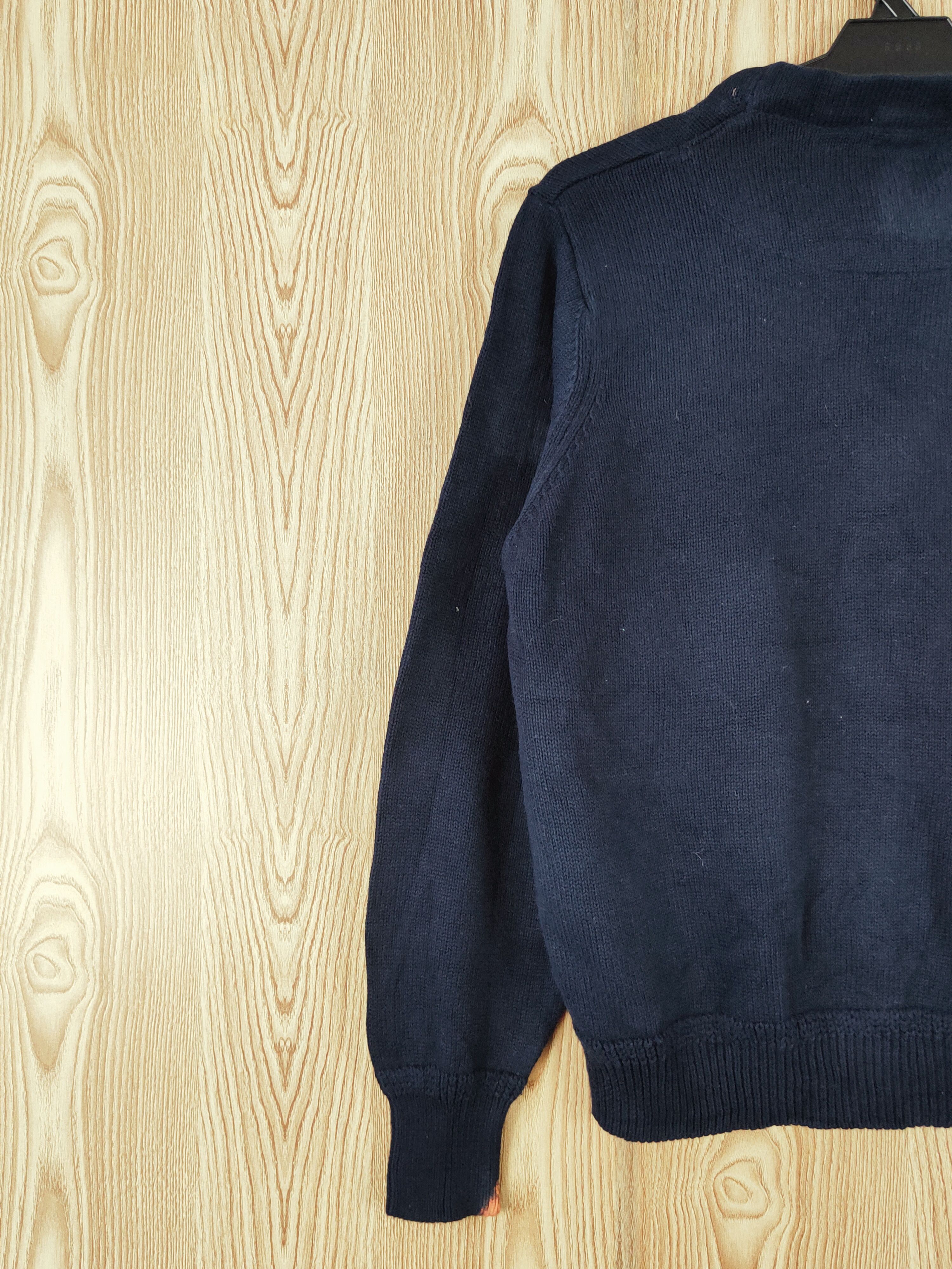 Japanese Brand × Vintage Craft Navy Knitwear Sweatshirts #W814 Size M / US 6-8 / IT 42-44 - 8 Thumbnail