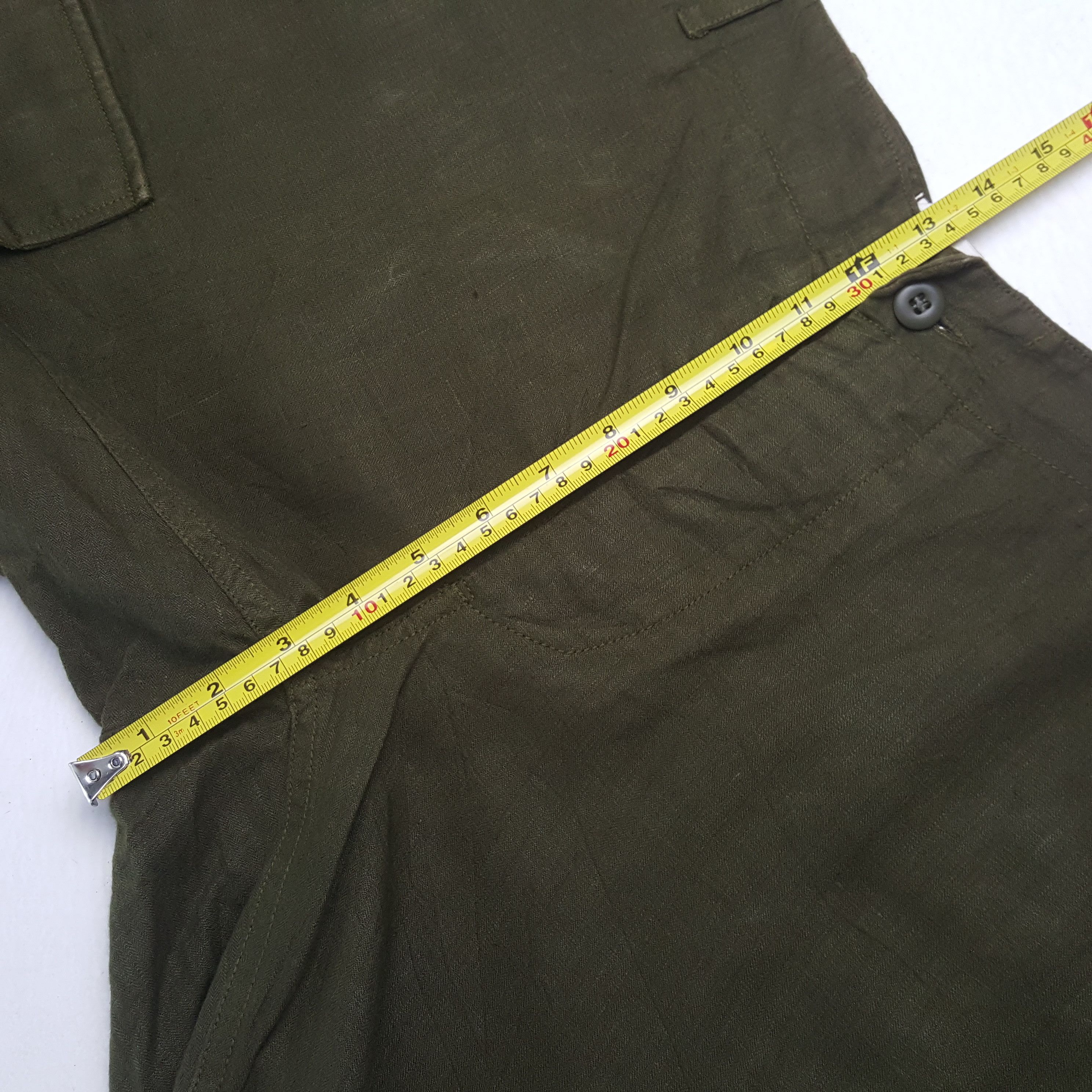 Vintage Vintage Honnete French Military Style Cargo Shorts RR10 Size US 34 / EU 50 - 6 Thumbnail