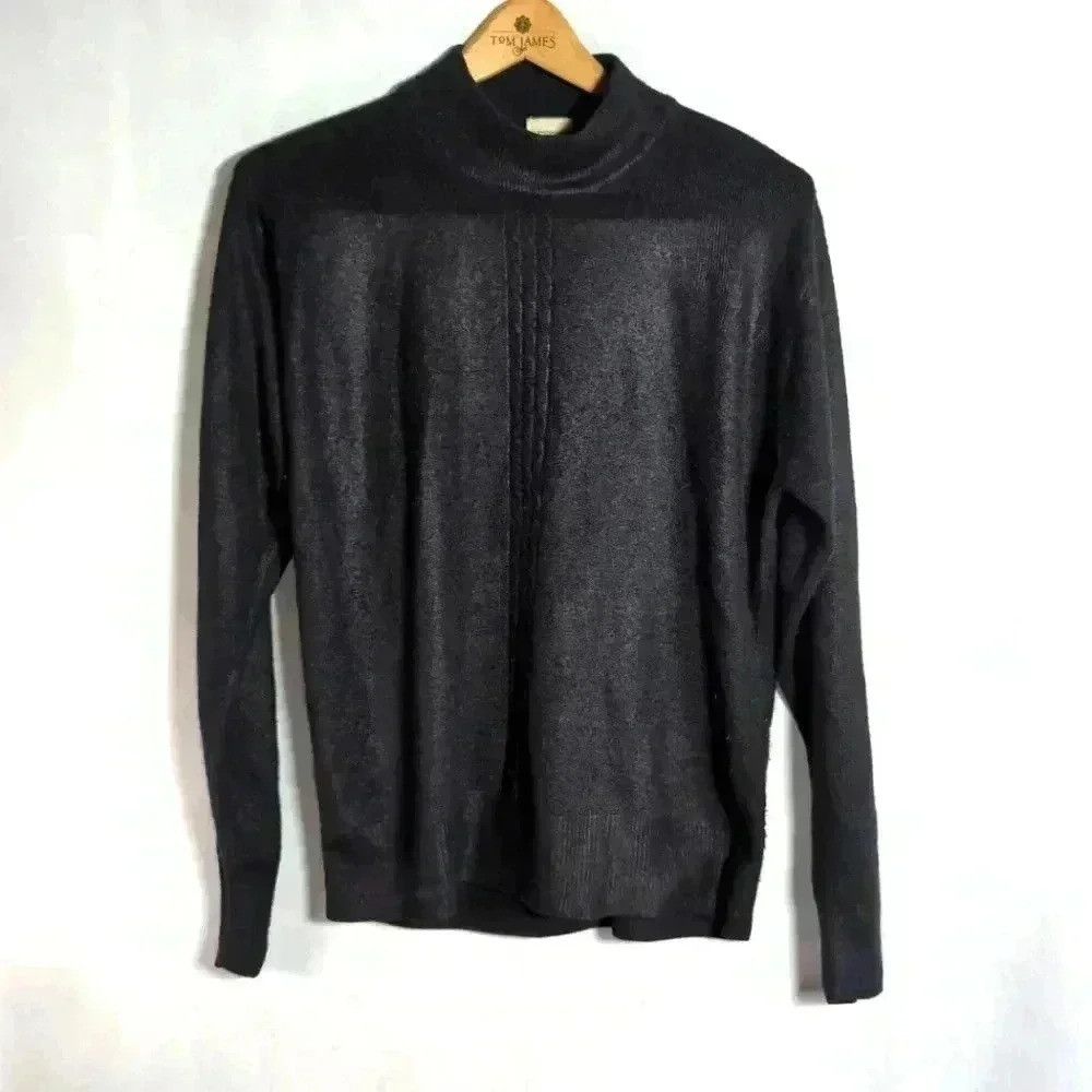Other Black Mock Turtleneck Sweater black by Just for Petites Size M / US 6-8 / IT 42-44 - 1 Thumbnail