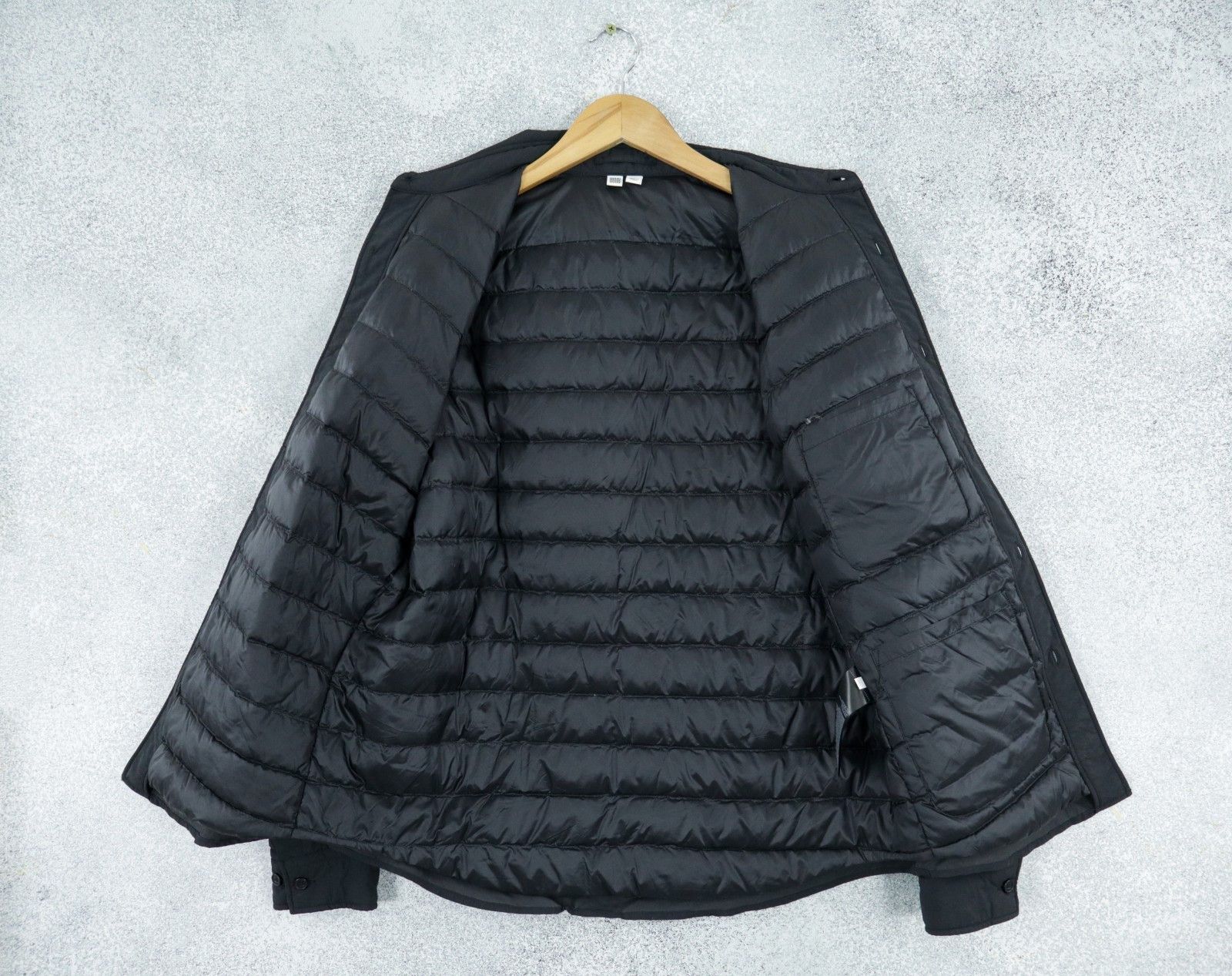 Uniqlo Uniqlo Down Puffer Black Tech Wear Shirt Jacket Size US XS / EU 42 / 0 - 5 Thumbnail