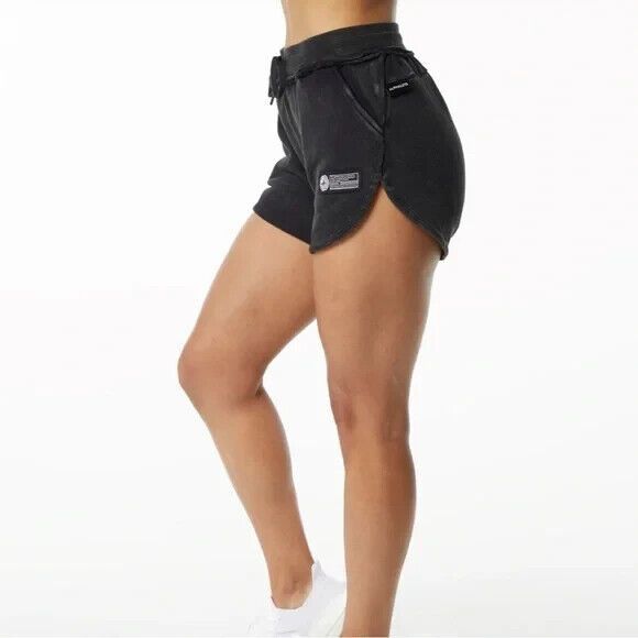 Alphalete Athletics NWT Alphalete Women's Terry Relaxed Shorts - Onyx - Size M Size 31" - 3 Thumbnail