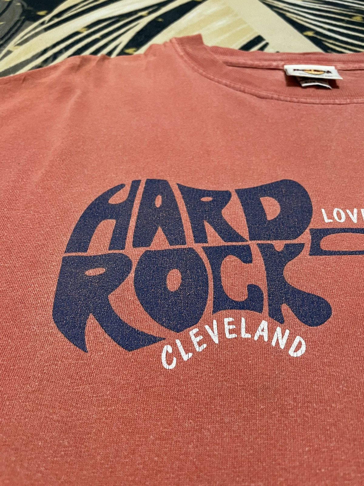 Hard Rock Cafe × Vintage Vintage Hard Rock Cleveland Shirt Size US XL / EU 56 / 4 - 3 Thumbnail