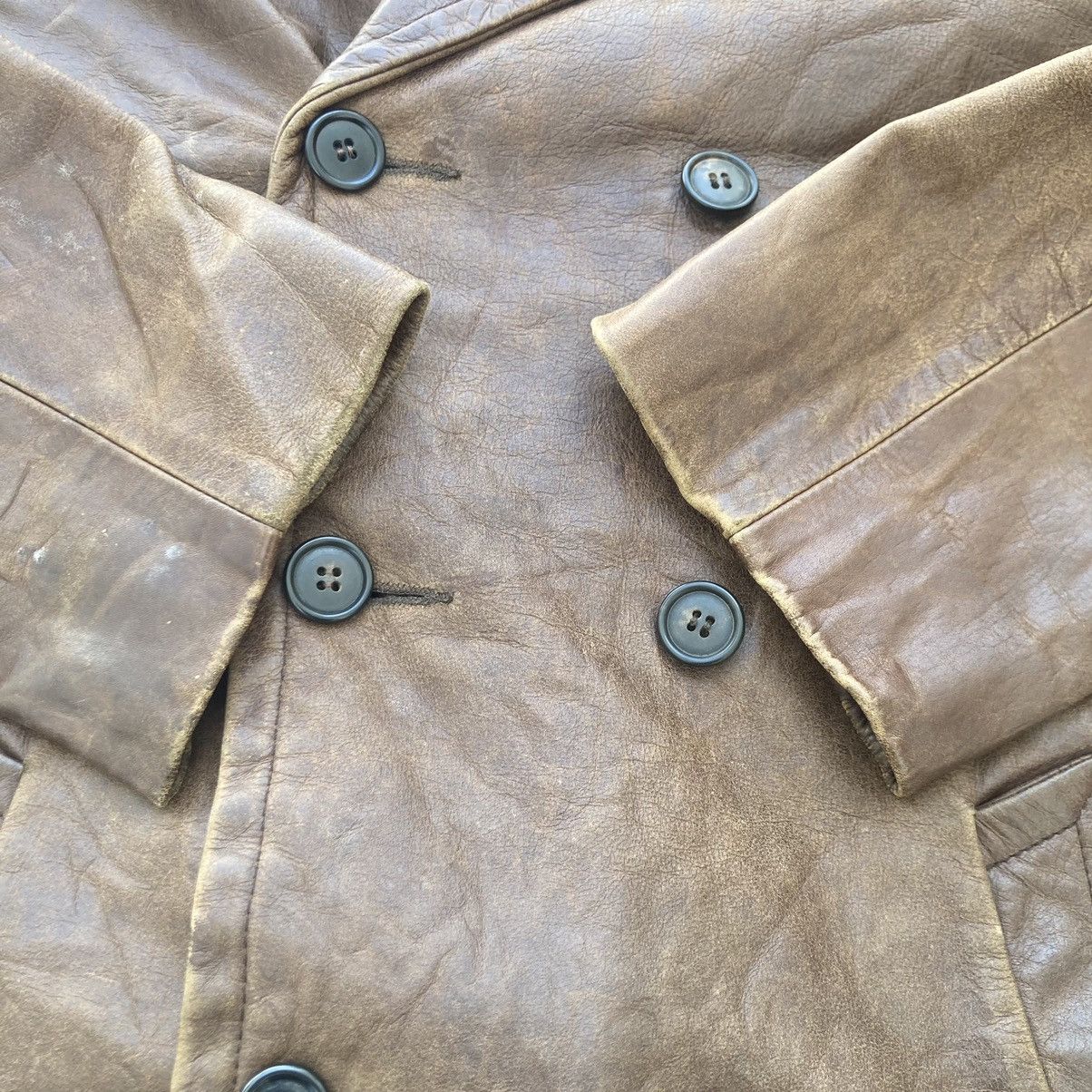 A.P.C. A.P.C LEATHER LONG JACKET Size US S / EU 44-46 / 1 - 9 Thumbnail