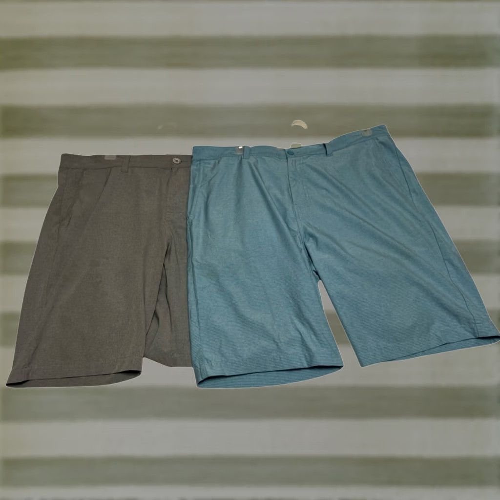 TravisMathew Travis Mathew Men’s Golf Shorts Lot Size 40 Stretch Performance 11” Inseam Gray Chino Regular Mens Size US 40 / EU 56 - 1 Thumbnail