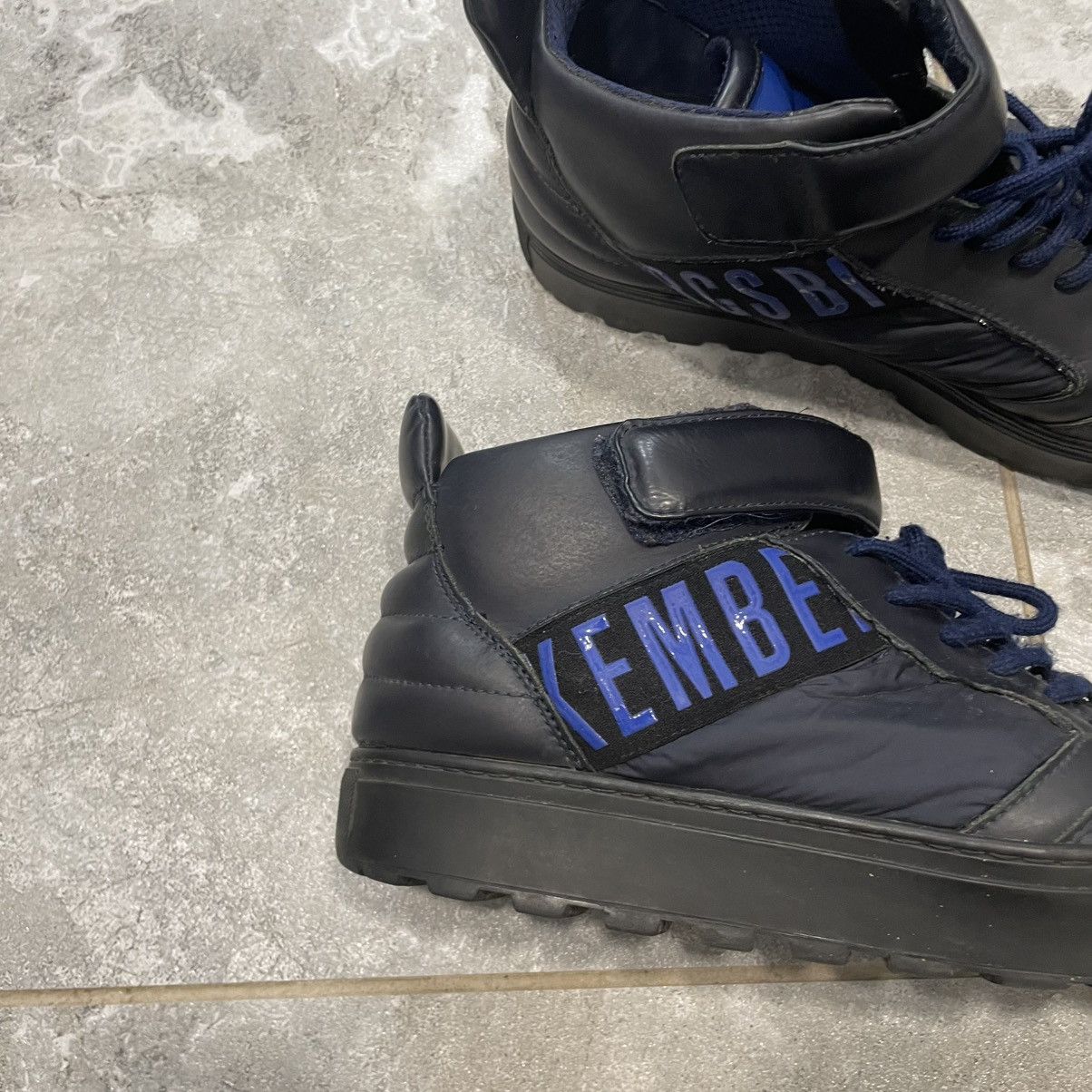 Designer × Dirk Bikkembergs Dirk Bikkembergs Black High Top Shoes Boots sneakers Size US 10 / EU 43 - 3 Thumbnail