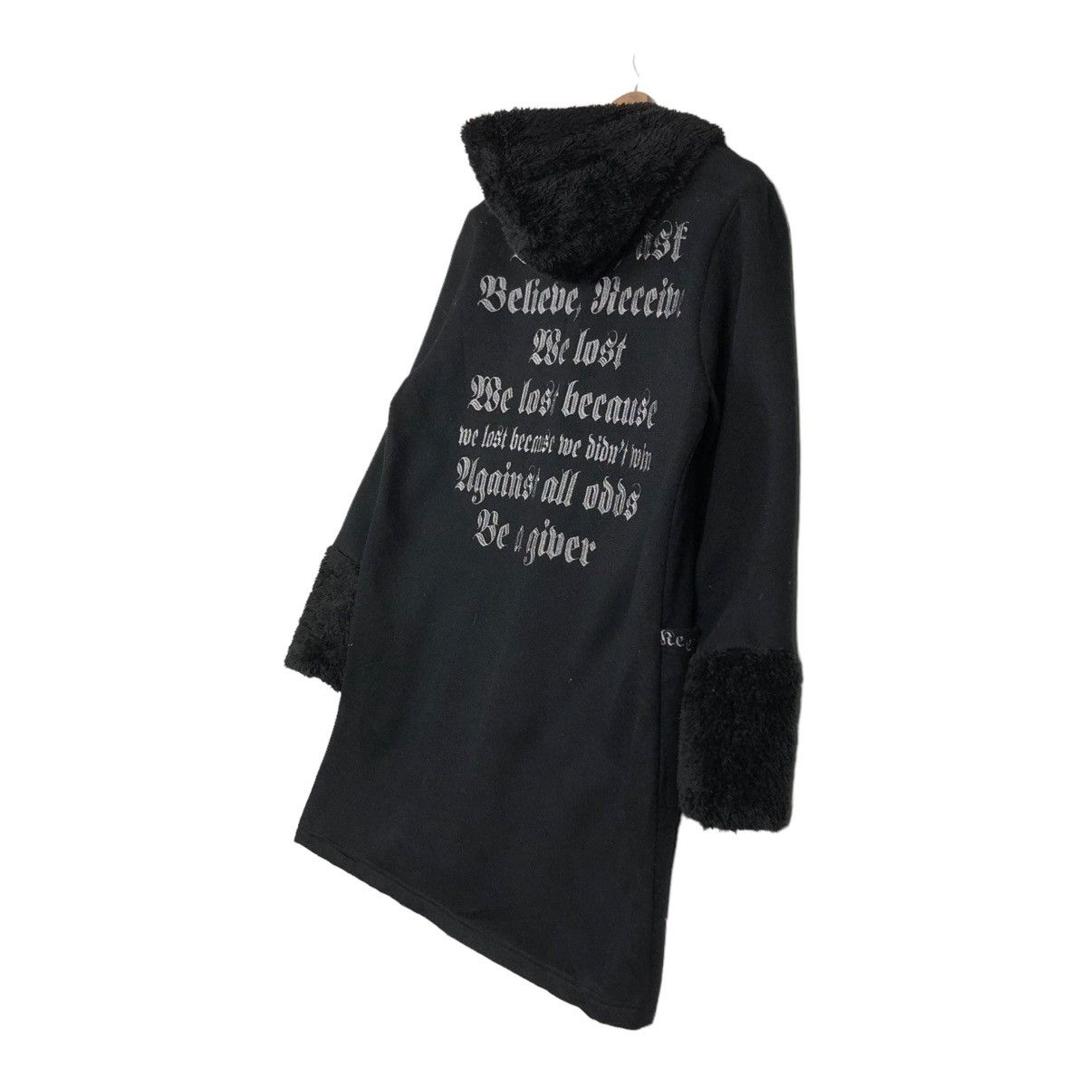 Hysteric Glamour 🔥JACKALL LONG JACKET MINK FUR FLEECE PUNK DESIGN BIG LOGO Size US M / EU 48-50 / 2 - 10 Thumbnail