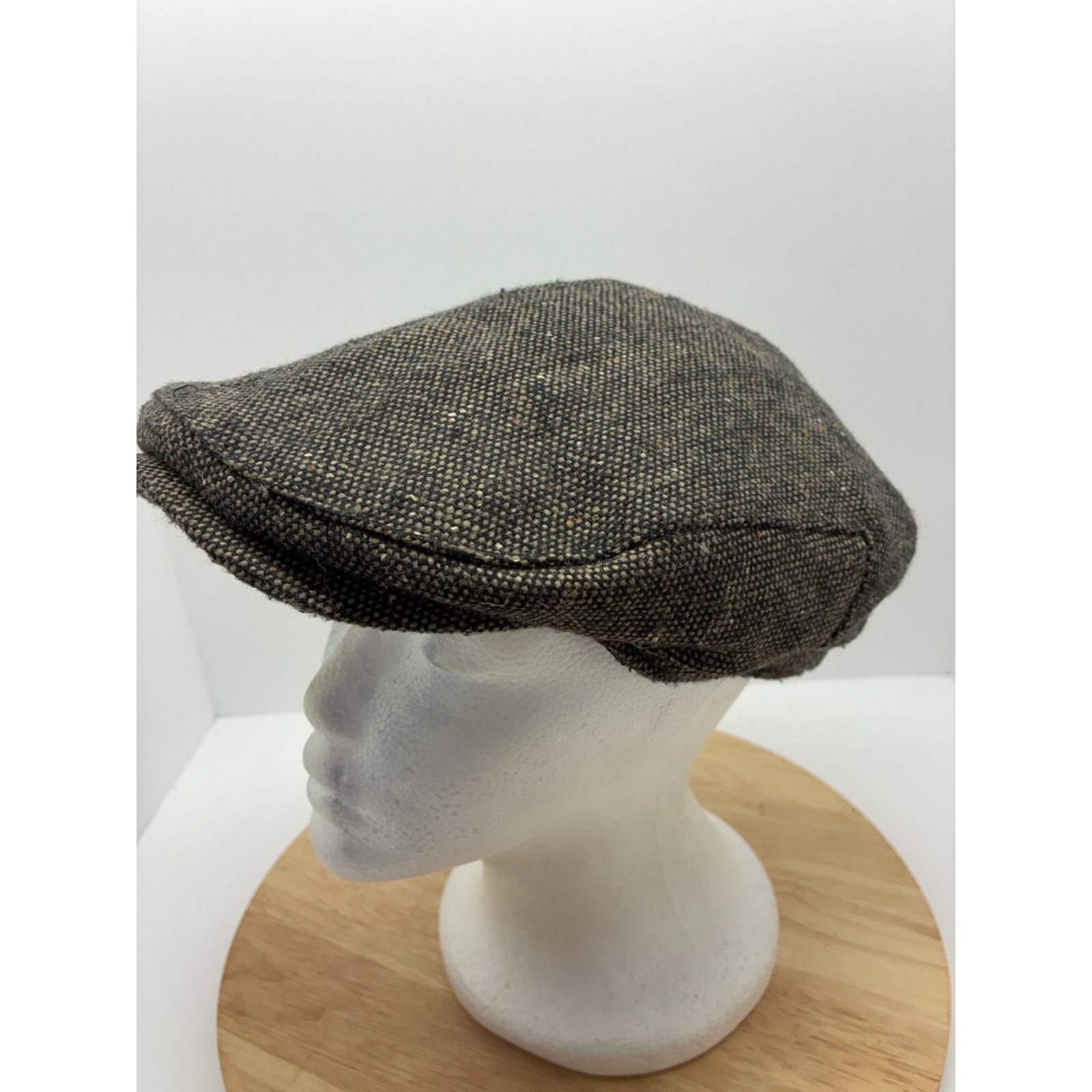 Dockers Dockers Distressed Ivy Cap L/XL Brown Wool Blend Newsboy Hat Size ONE SIZE - 7 Thumbnail