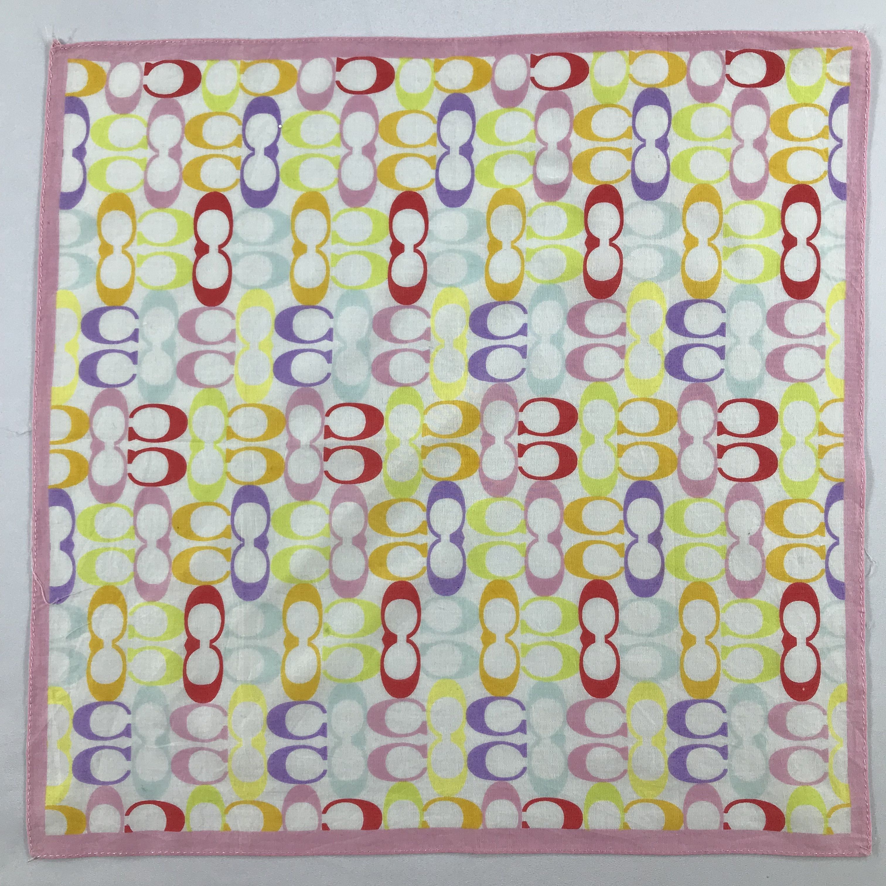 Coach × Vintage Coach Bandana / Handkerchief / Neckerchief - S2201 Size ONE SIZE - 1 Thumbnail