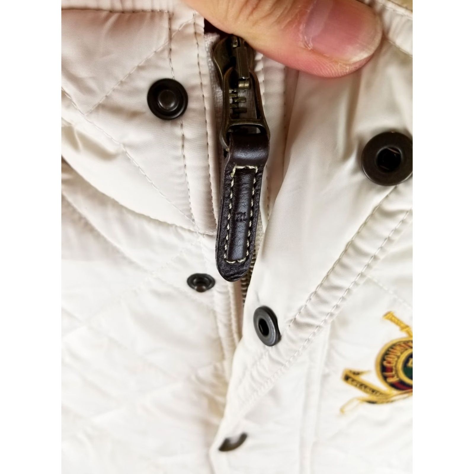 Polo Ralph Lauren VINTAGE Y2K RALPH LAUREN POLO SPORT WHITE QUILTED JACKET SZ WOMEN'S XS Size XS / US 0-2 / IT 36-38 - 6 Thumbnail