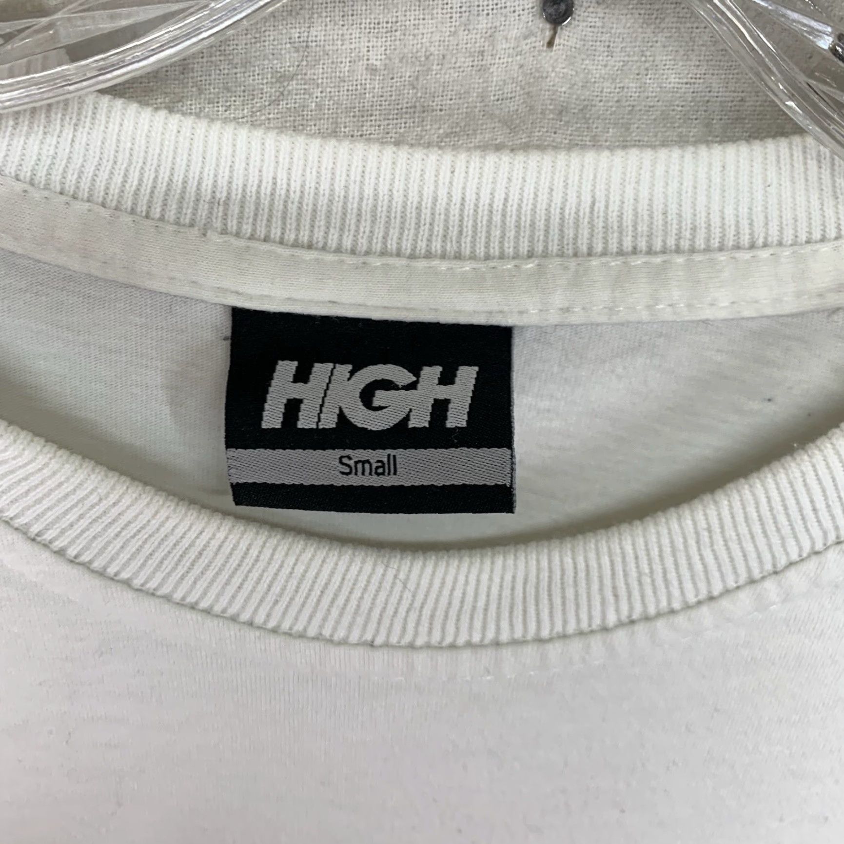 Vintage VINTAGE HIGH Street Wear T-Shirt Mens Long Sleeve All Seasons White Graphic 90s Hip Hop Skater Fire Size US S / EU 44-46 / 1 - 4 Thumbnail