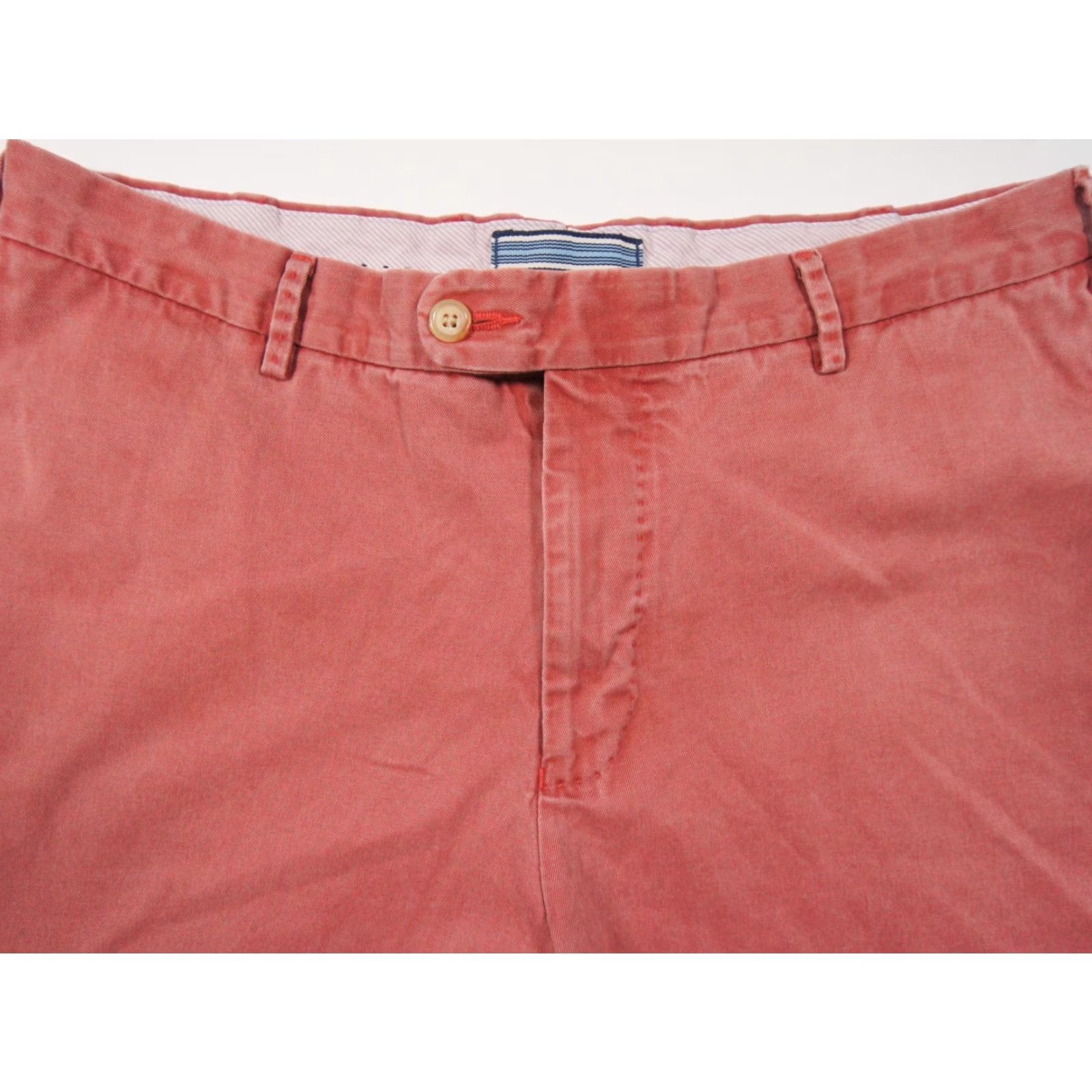Peter Millar Peter Millar Chino Shorts 34" Pink Flat Front Casual Preppy Mens Size US 34 / EU 50 - 2 Thumbnail