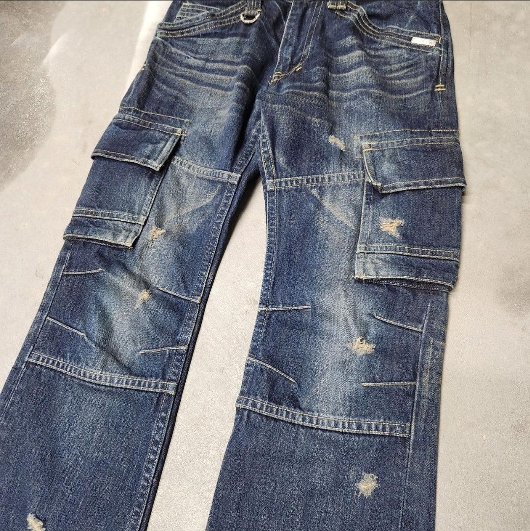 roarguns Roar Guns Cargo Jeans Size US 30 / EU 46 - 5 Thumbnail