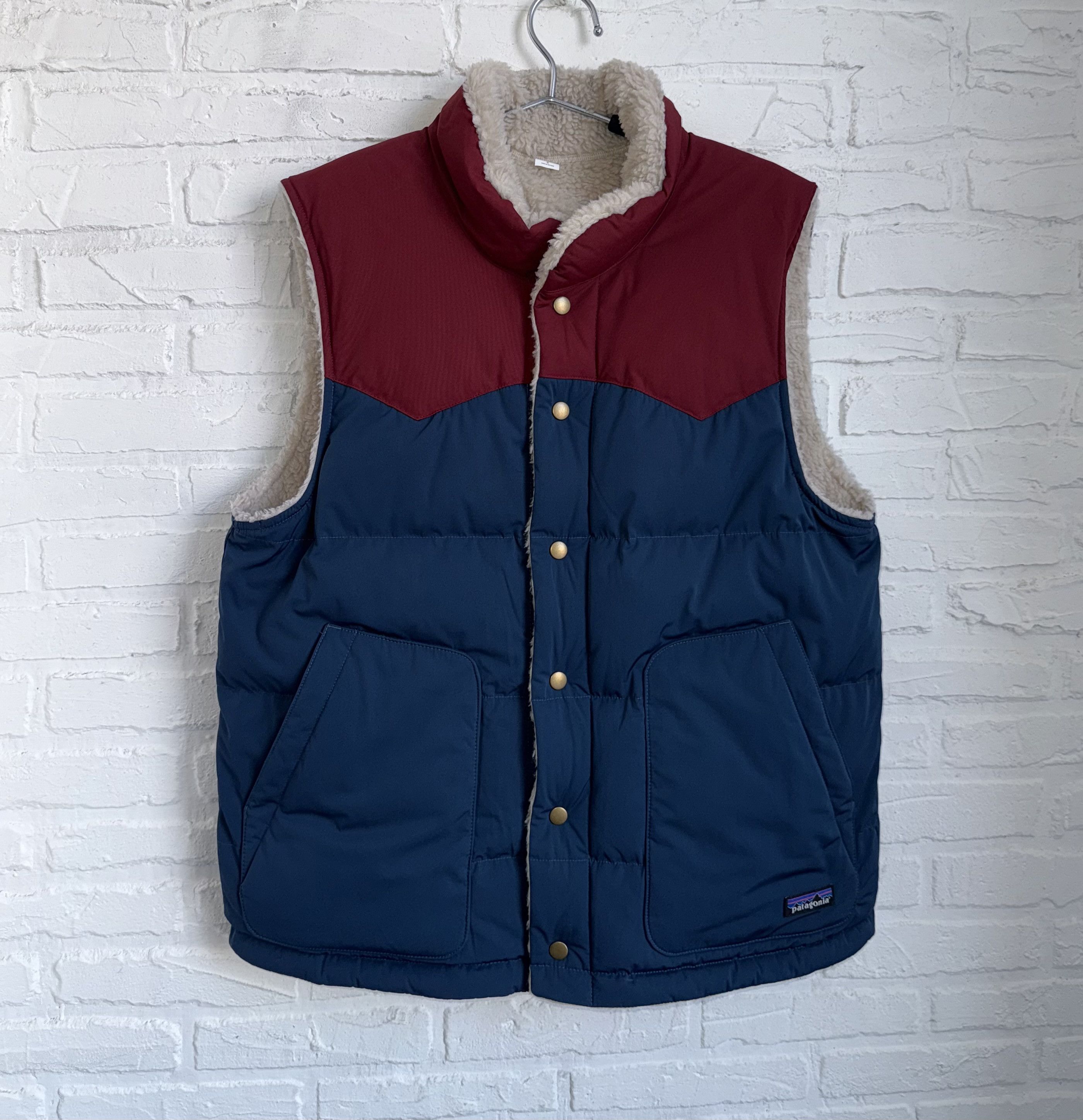 Patagonia Patagonia Reversible Bivy Down vest jacket Size US M / EU 48-50 / 2 - 2 Thumbnail