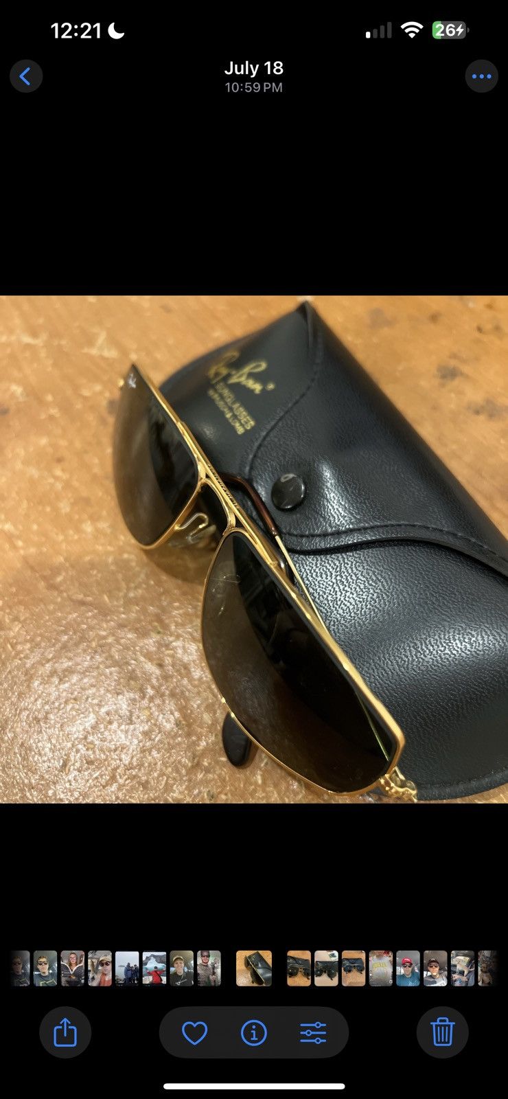 RayBan Vintage B and L Raybans Size 30 - 3 Thumbnail