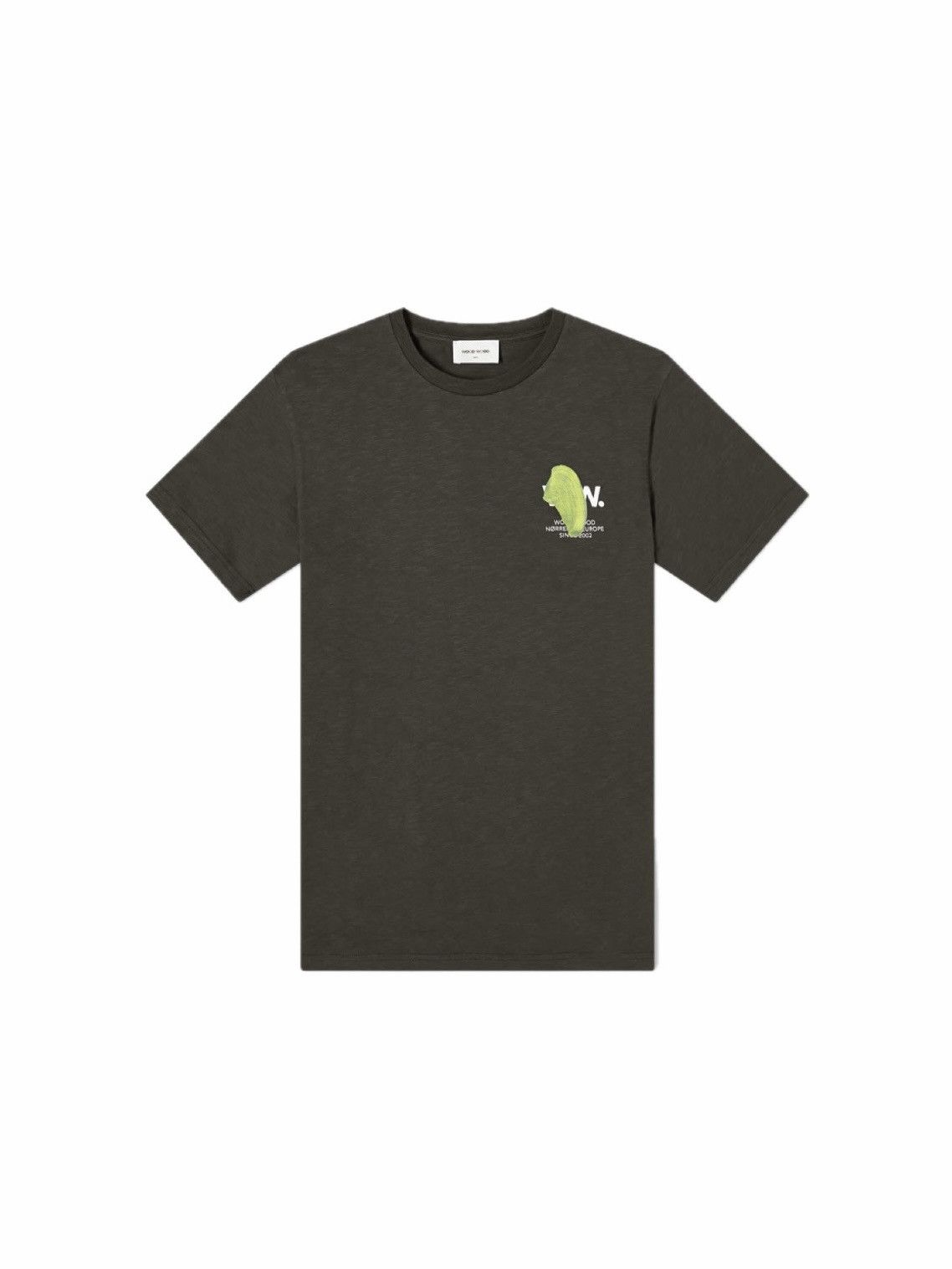Wood Wood SLATER T SHIRT - DARK GREEN Size US L / EU 52-54 / 3 - 2 Thumbnail