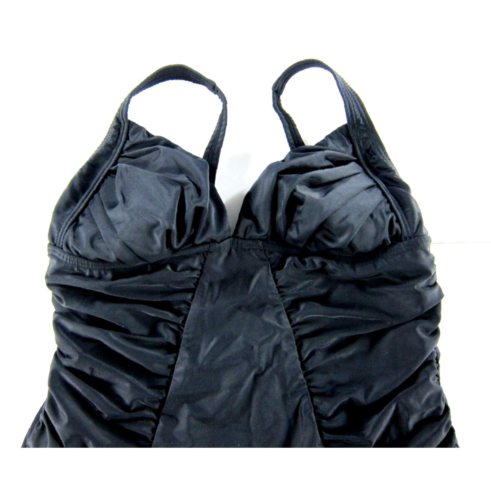 Venus VENUS Black Ruched Slimming Built In Bra One Piece Swimsuit Women 18 Size ONE SIZE - 6 Thumbnail