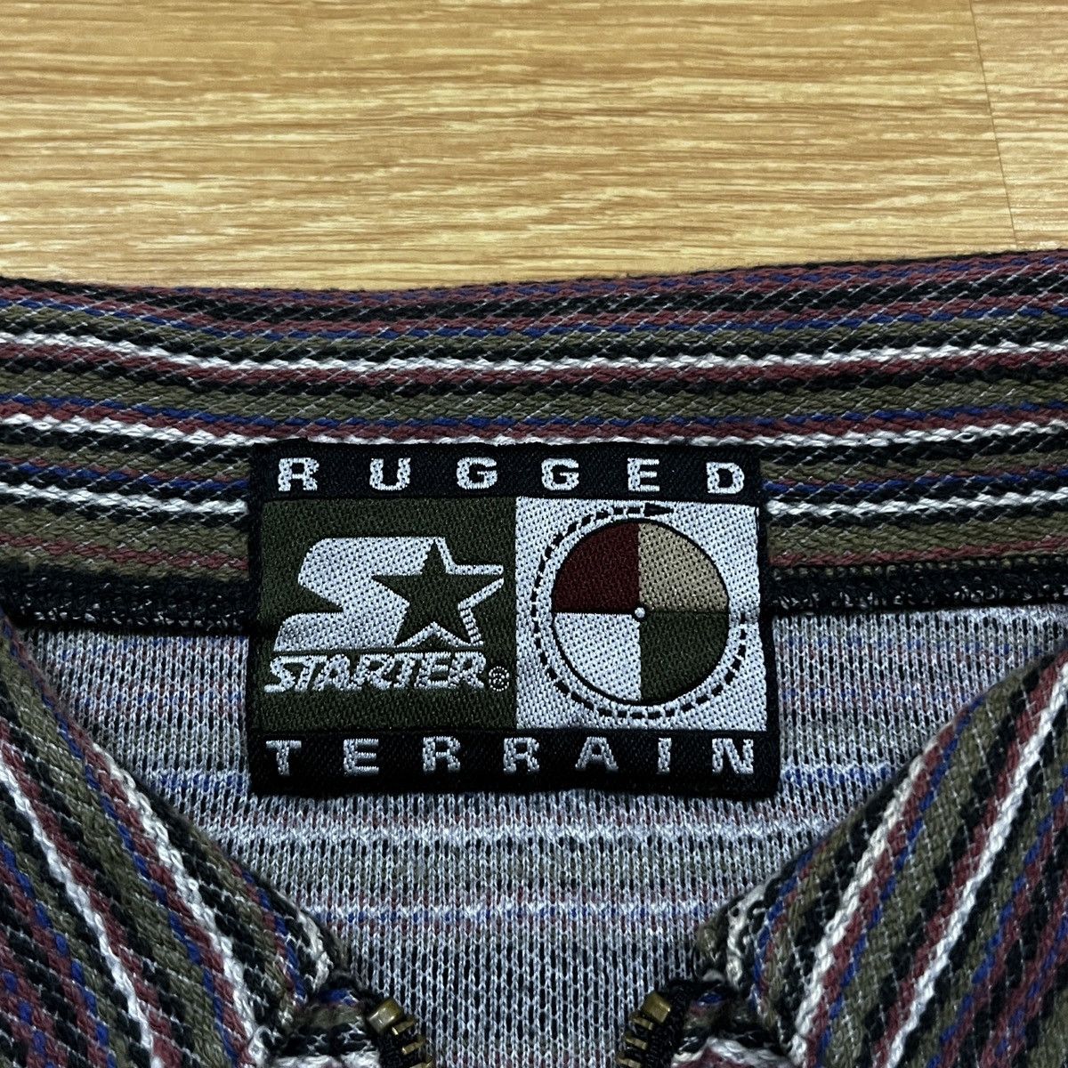 Japanese Brand × Starter × Vintage Rugged Terrain Starter Rugs Halfzipper Vintage 90’s Unisex Size US L / EU 52-54 / 3 - 5 Thumbnail