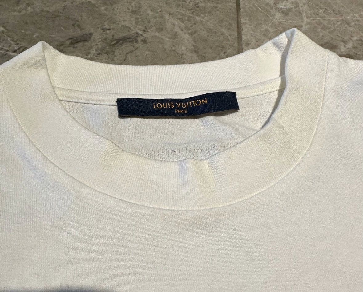 Louis Vuitton Louis Vuitton White paratrooper short sleeve 2501-Nextarrow Size US S / EU 44-46 / 1 - 3 Thumbnail