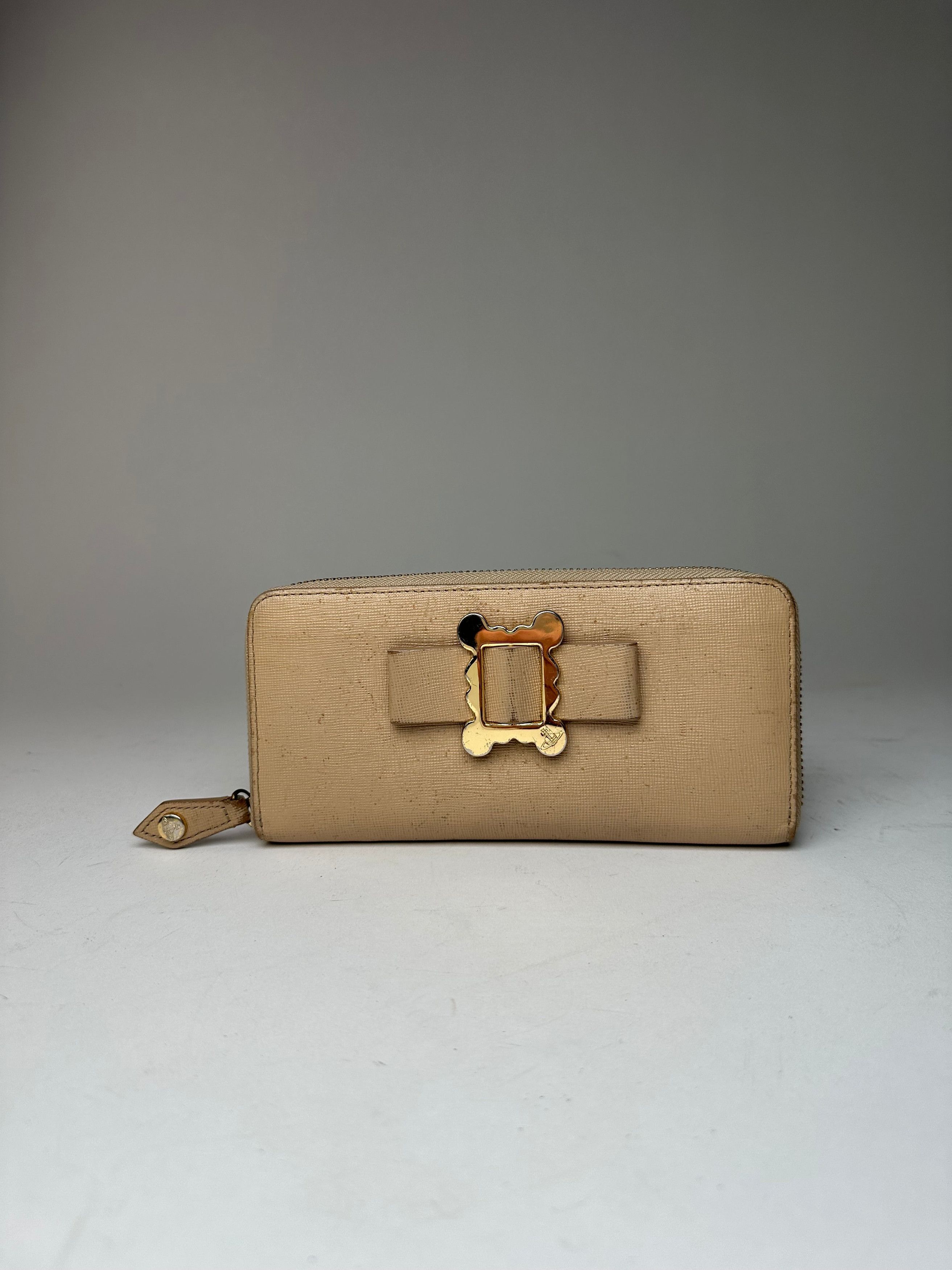 Other Vintage Vivienne Westwood Leather wallet Beige Size ONE SIZE - 1 Thumbnail