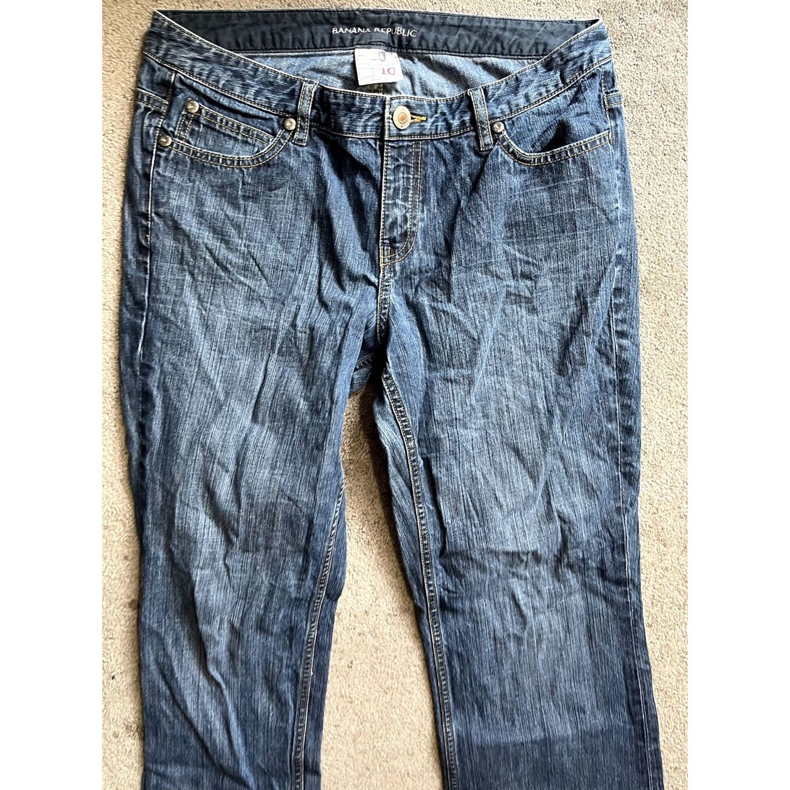 Banana Republic Banana Republic Jeans Size 10 Contour Stretch Boot Cut Size 32" / US 10 / IT 46 - 4 Thumbnail